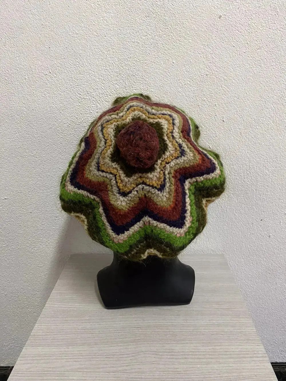 Japanese Brand Nice Pattern Japanese Brand Rare Design Knit Beanie Hat Size ONE SIZE - 4 Thumbnail