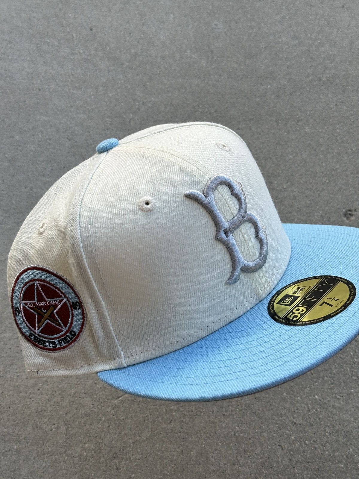 MLB × New Era Brooklyn Dodgers Two Tone Fitted Hat 7 1/4 Size ONE SIZE - 1 Thumbnail