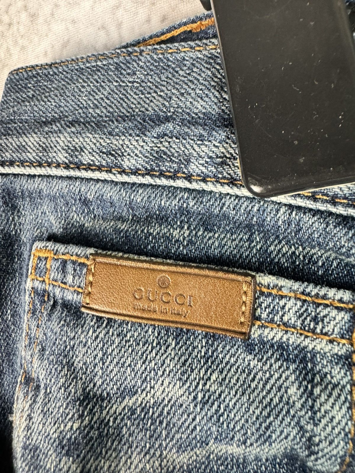 Gucci Gucci By Tom Ford Washed Faded Denim Size US 36 / EU 52 - 4 Thumbnail