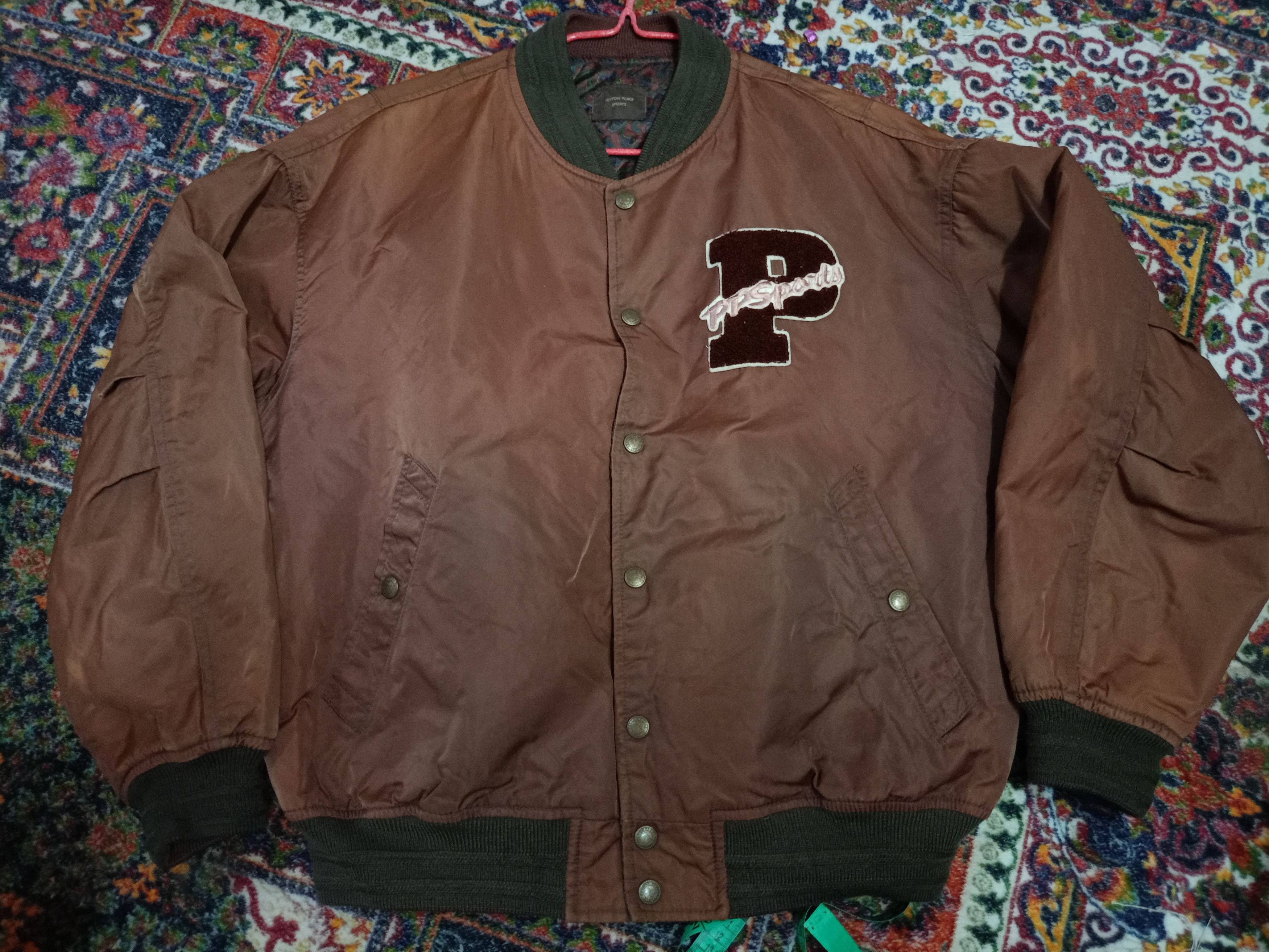 Japanese Brand Peyton place . Bomber jacket Size US L / EU 52-54 / 3 - 1 Thumbnail