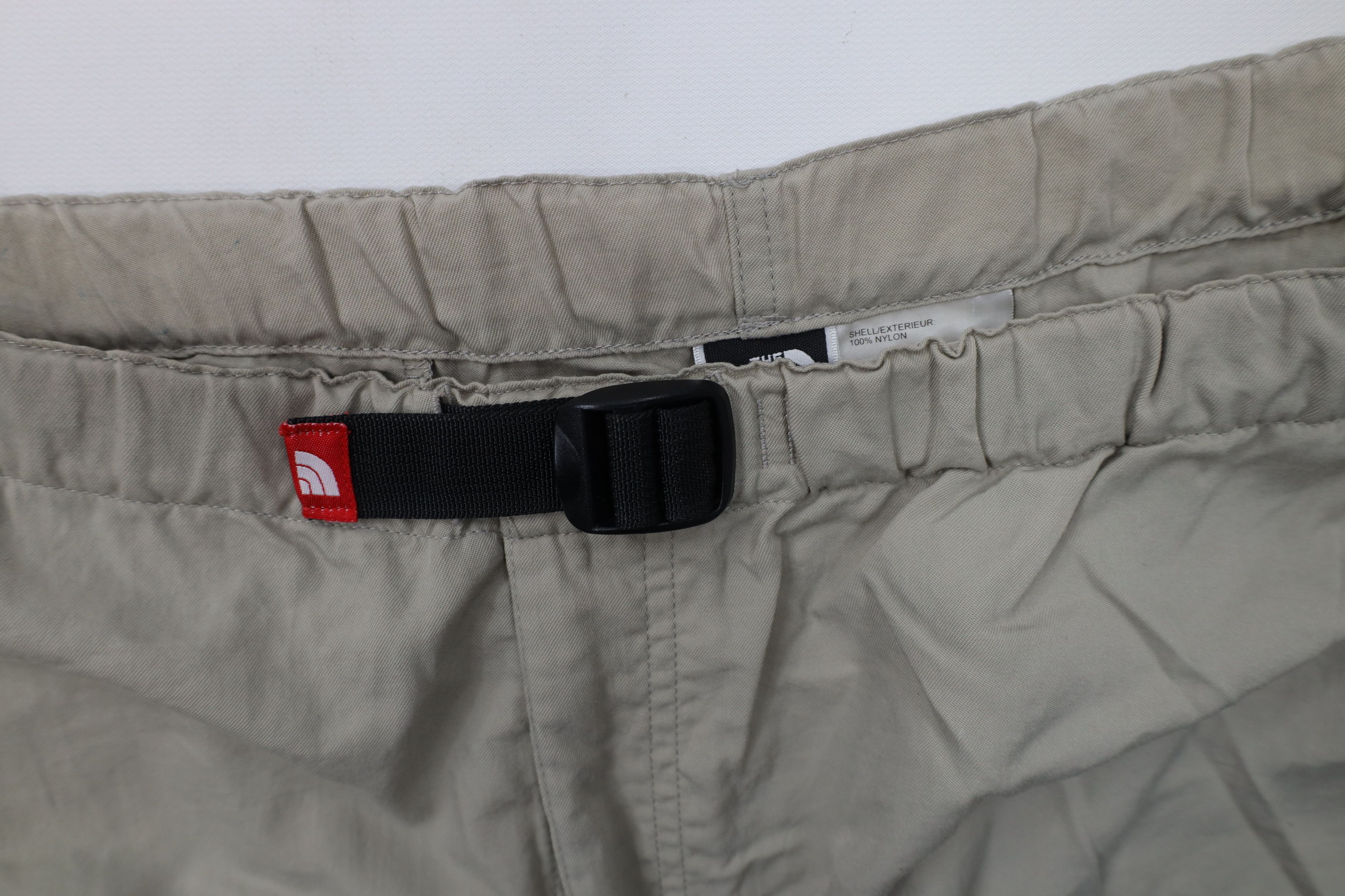 The North Face × Vintage Vintage Y2K 2000 The North Face Belted Wide Leg Pants Beige Size US 38 / EU 54 - 9 Thumbnail