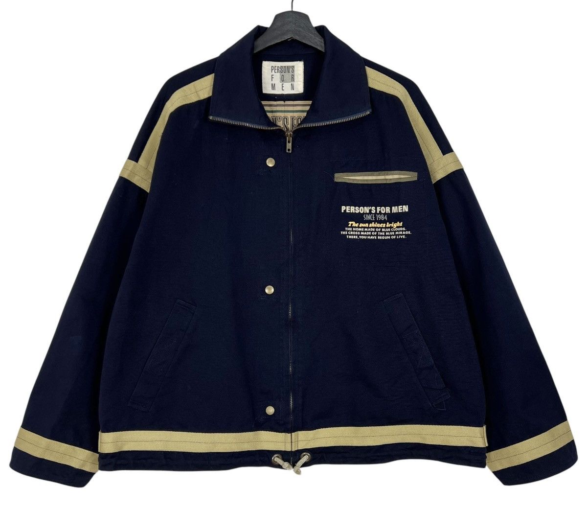 PERSON'S 90s Vintage Person’s For Men Navy Jacket Size US XL / EU 56 / 4 - 1 Thumbnail