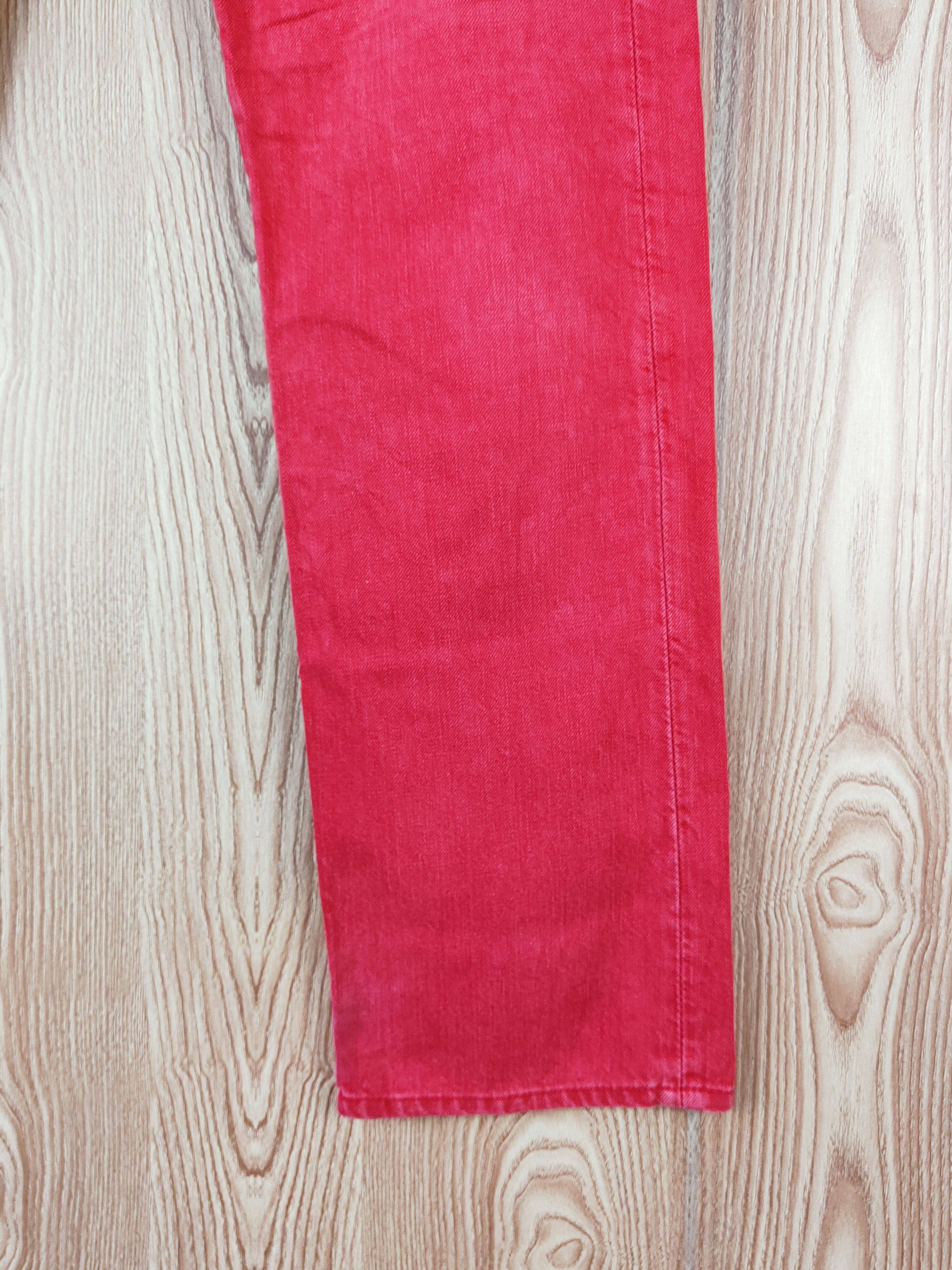 Levi's 501 Levi's Red Distressed Ripped denim #W505 Size US 29 - 7 Thumbnail