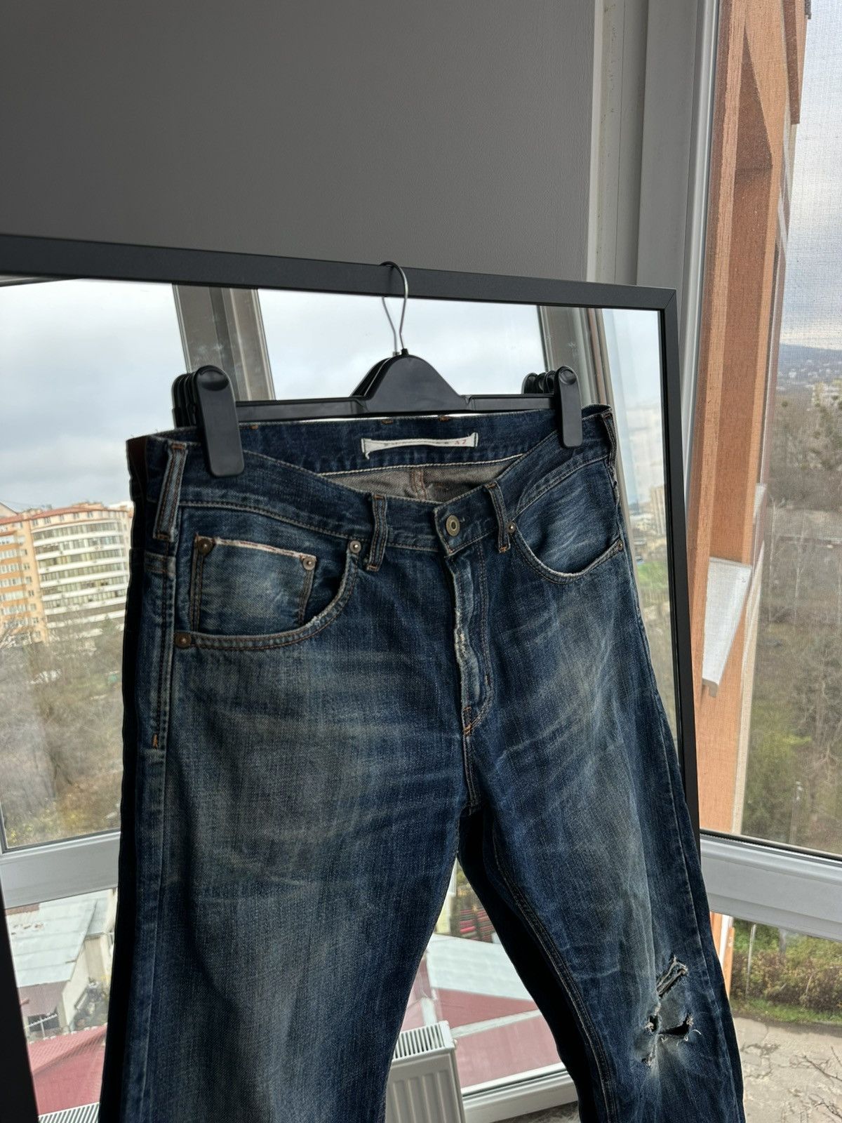 Scarti-Lab Vintage Scarti Lab Dirty Denim Workwear Selvedge Japan Jeans Size US 34 / EU 50 - 6 Thumbnail