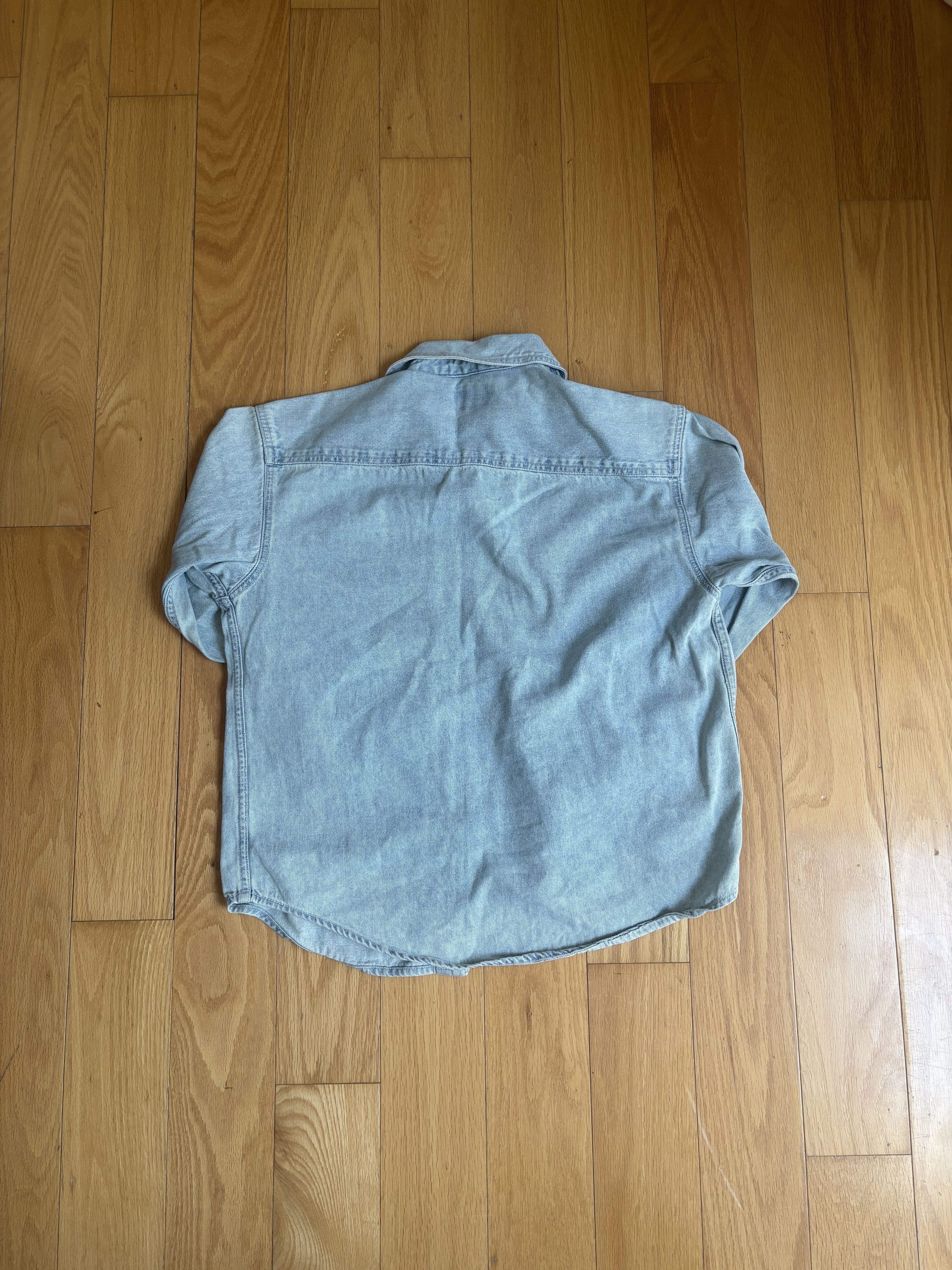 Gap Vintage GAP Blue Jeans Denim Shirt L Size L / US 10 / IT 46 - 2 Thumbnail