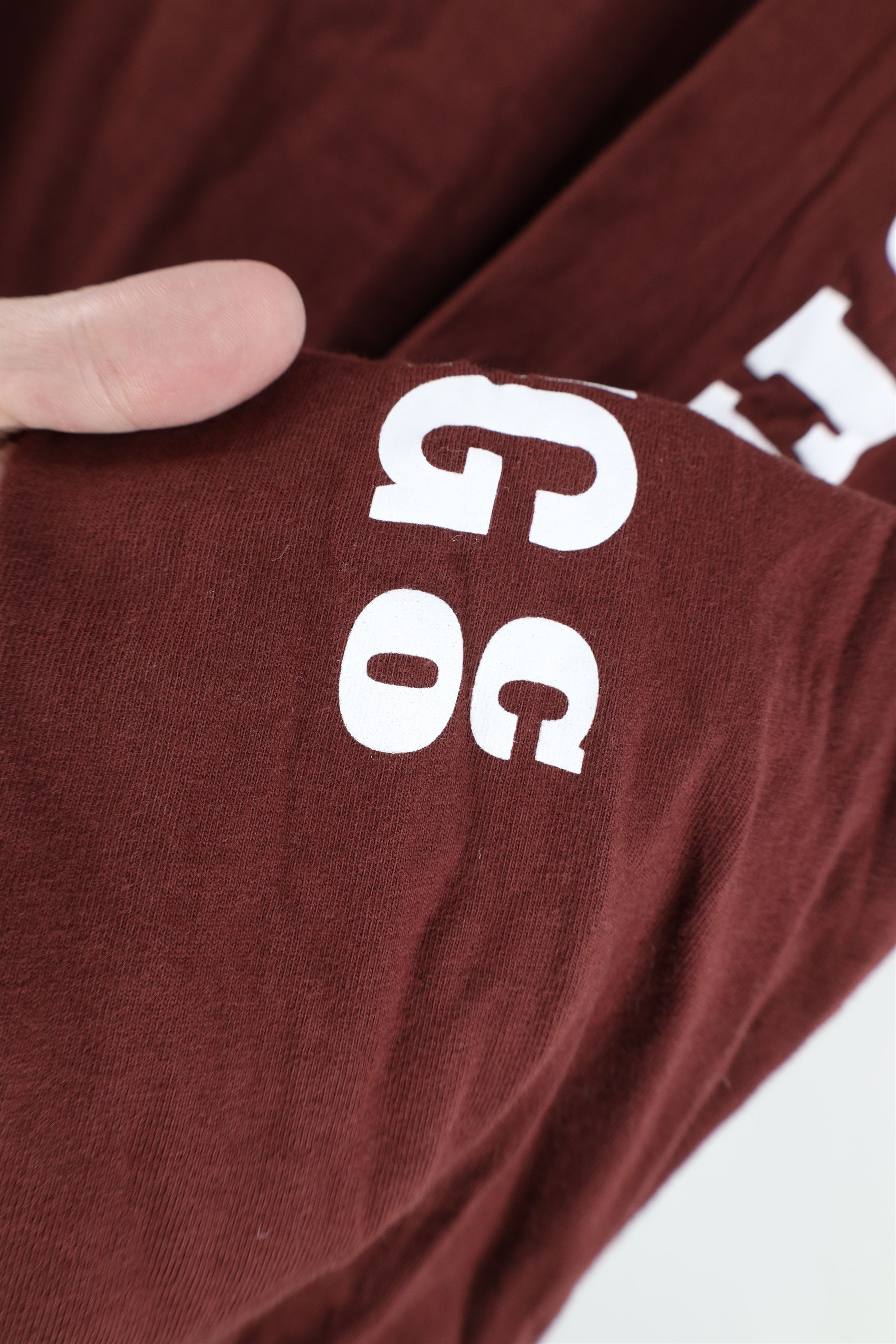 Duluth Trading Company Duluth Trading Co Relaxed Longtail T Beaver T-Shirt Maroon Size US XL / EU 56 / 4 - 6 Thumbnail