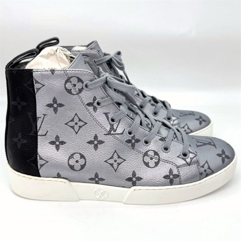Louis Vuitton Louis Vuitton Monogram Match Up High Top Sneakers US 7 Size US 7 / IT 37 - 9 Thumbnail