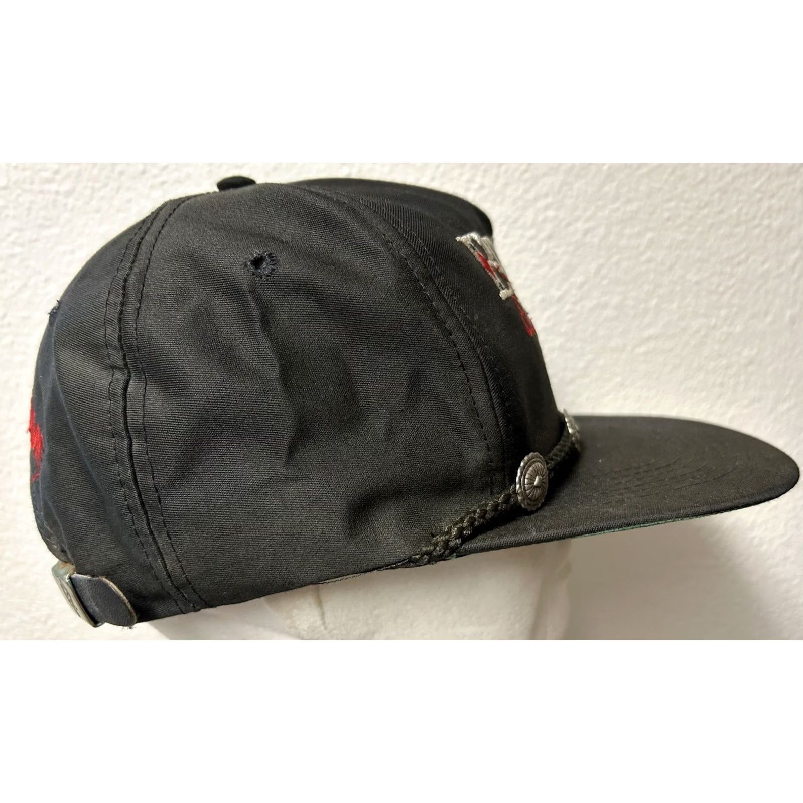 Brooks VTG Brooks And Dunn Getcha Some Tour 1993 Hat Strap Back Rope Bolero RARE Size ONE SIZE - 3 Thumbnail