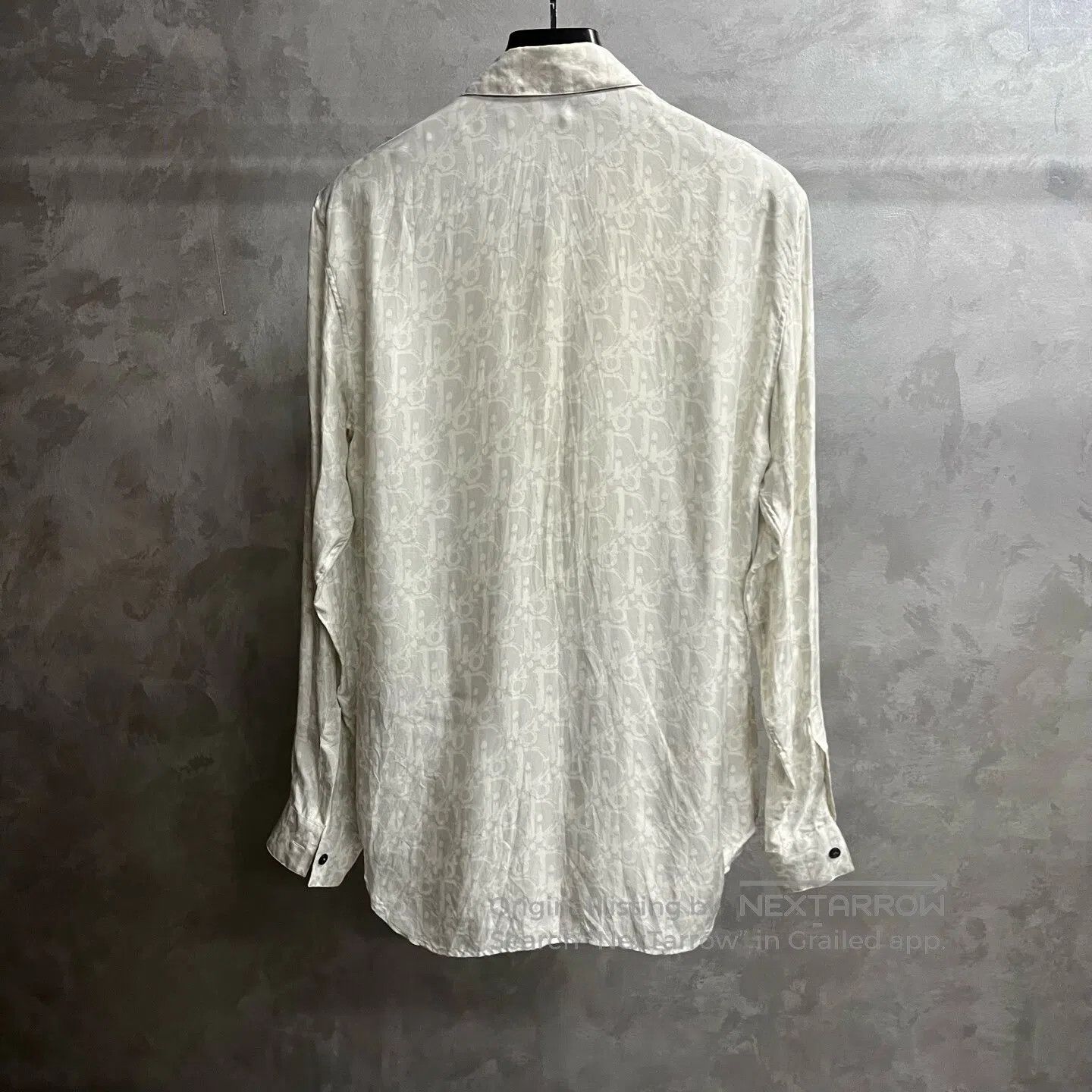 Dior Dior Long-sleeved shirt with single-row buttons and full p Size US XS / EU 42 / 0 - 5 Thumbnail