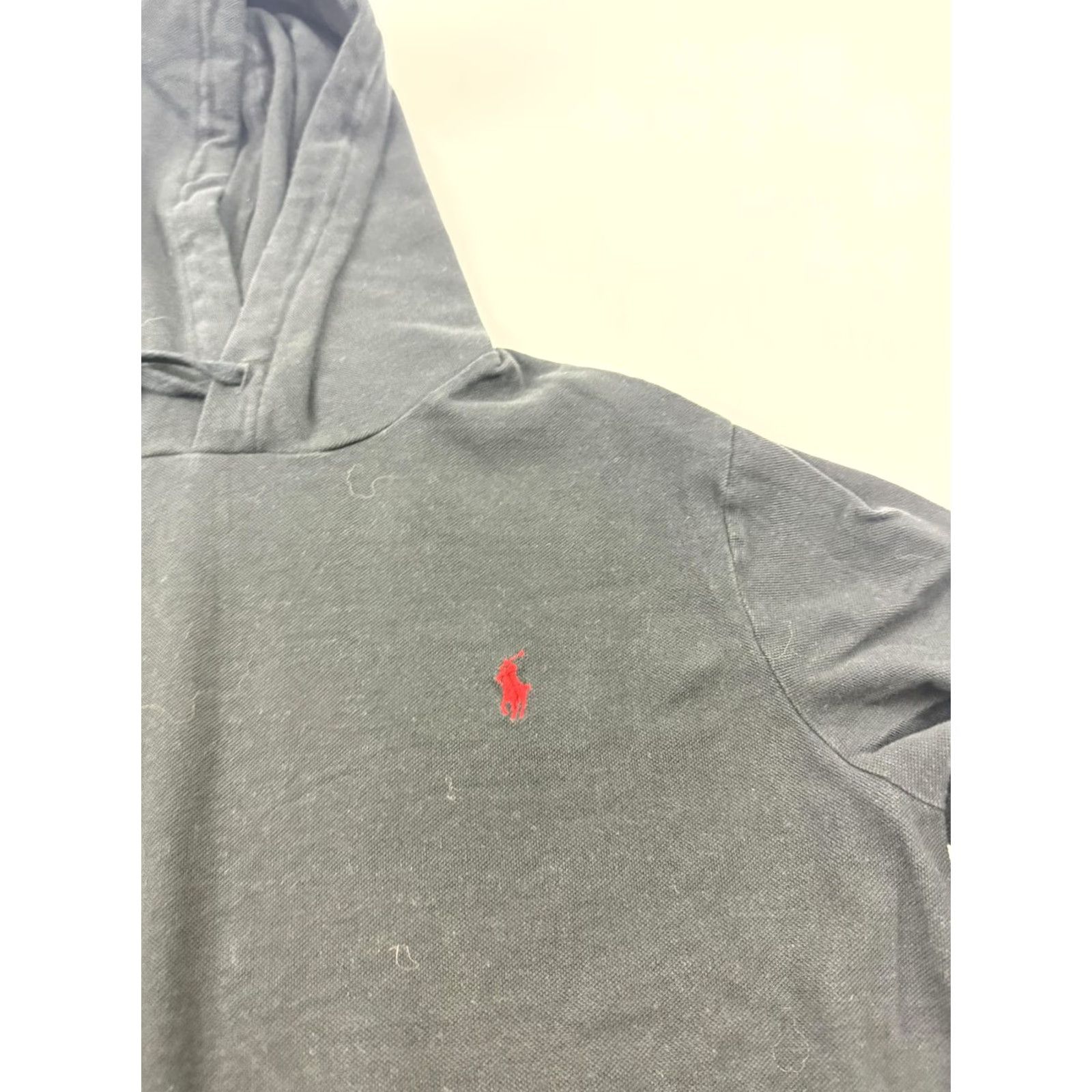 Polo Ralph Lauren Polo Ralph Lauren Hoodie Sweatshirt Mens Large Gray Knit Pullover Lightweight Hoodie Size US L / EU 52-54 / 3 - 3 Thumbnail