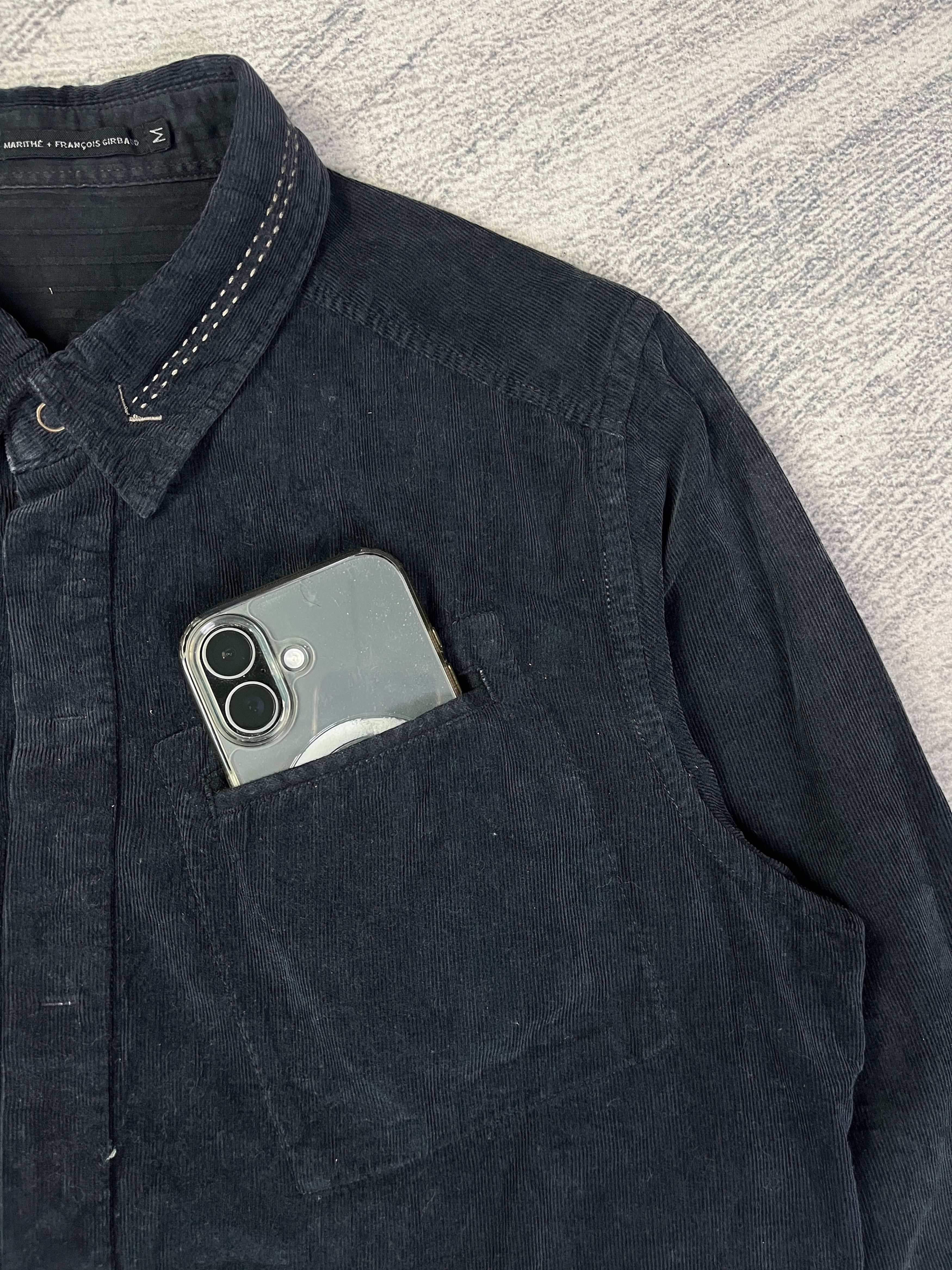Marithe + Francois Girbaud MFG Corduroy Shirt Size M / US 6-8 / IT 42-44 - 7 Thumbnail
