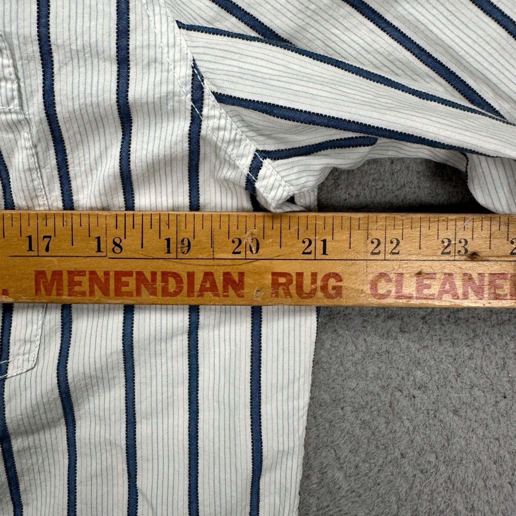 Timberland Timberland Button Up Shirt Small White Blue Stripe Pocket Organic Cotton NEW Mens S Long Sleeve Collared Pocketed Classic Fit Size US S / EU 44-46 / 1 - 6 Thumbnail