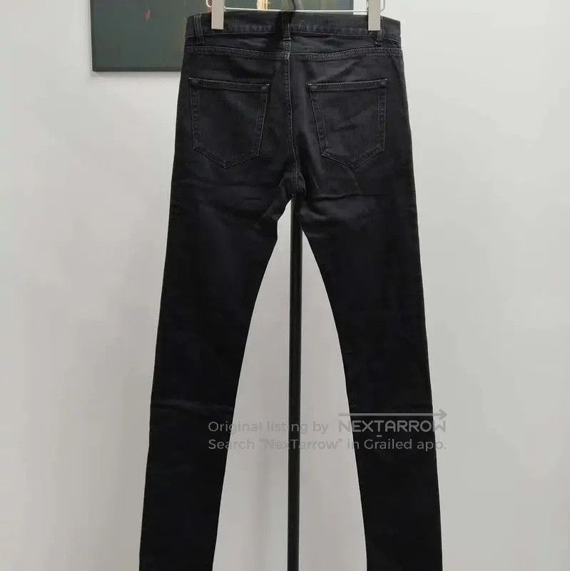 Yves Saint Laurent YSL Black Denim Women's Jeans for Spring and Autumn . Size 31" - 2 Thumbnail