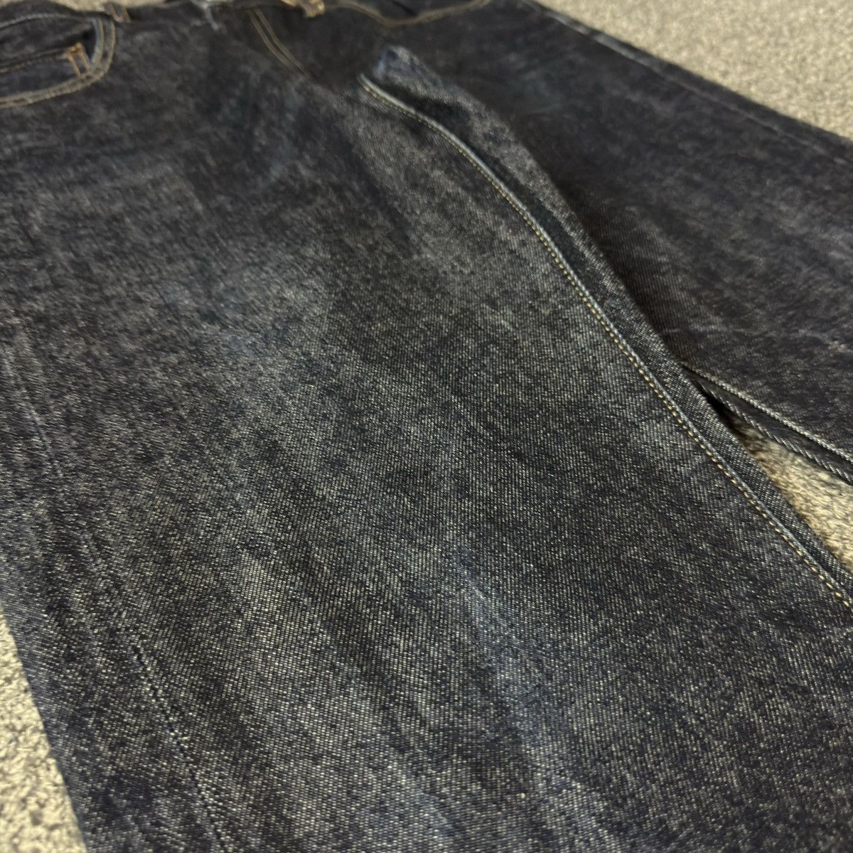 Undercover × Uniqlo 🔥🇯🇵 Japanese Raw Denim Uniqlo Indigo Selvedge Archive Jeans Size US 31 - 7 Thumbnail