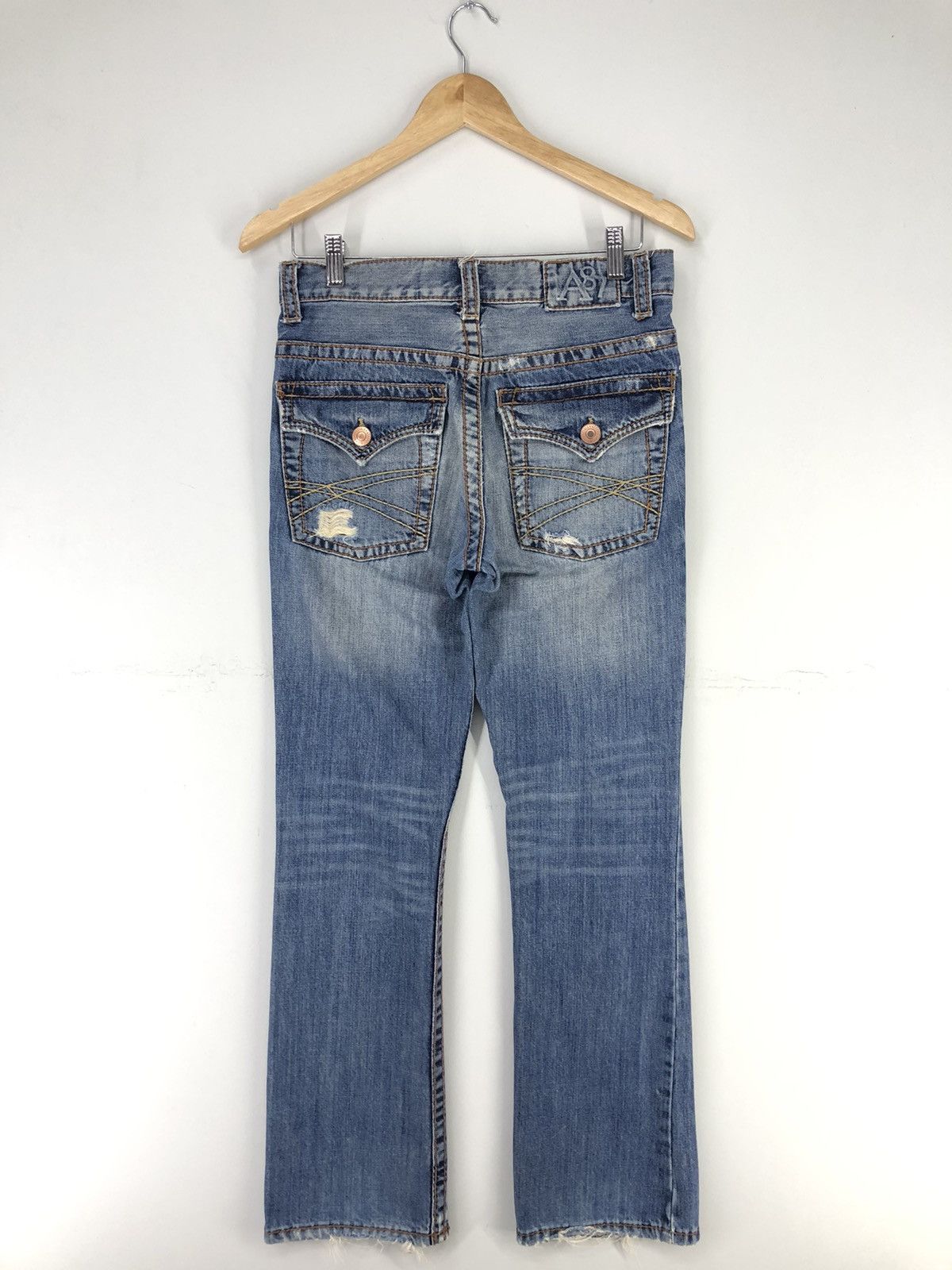 Aeropostale Vintage Aeropostale Driggs Slim Bootcut Distressed Jeans Size US 29 - 2 Thumbnail