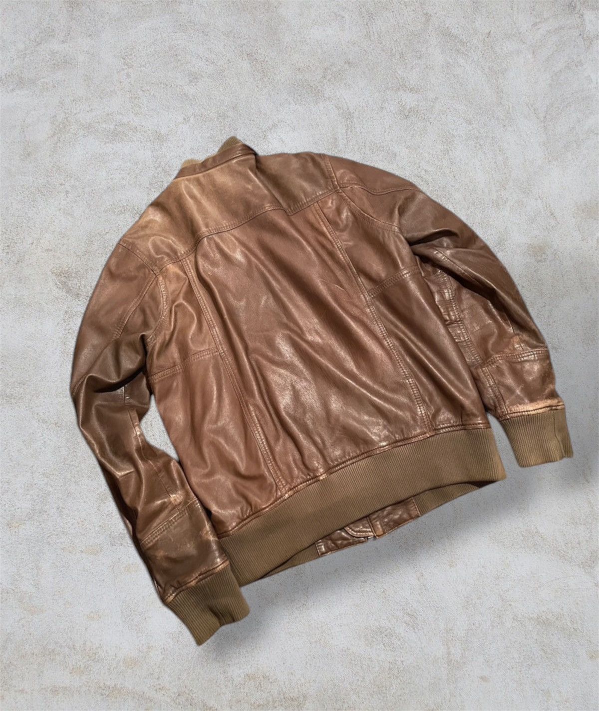 Diesel × Vintage Diesel leather jacket Vintage 1990s Size US L / EU 52-54 / 3 - 2 Thumbnail