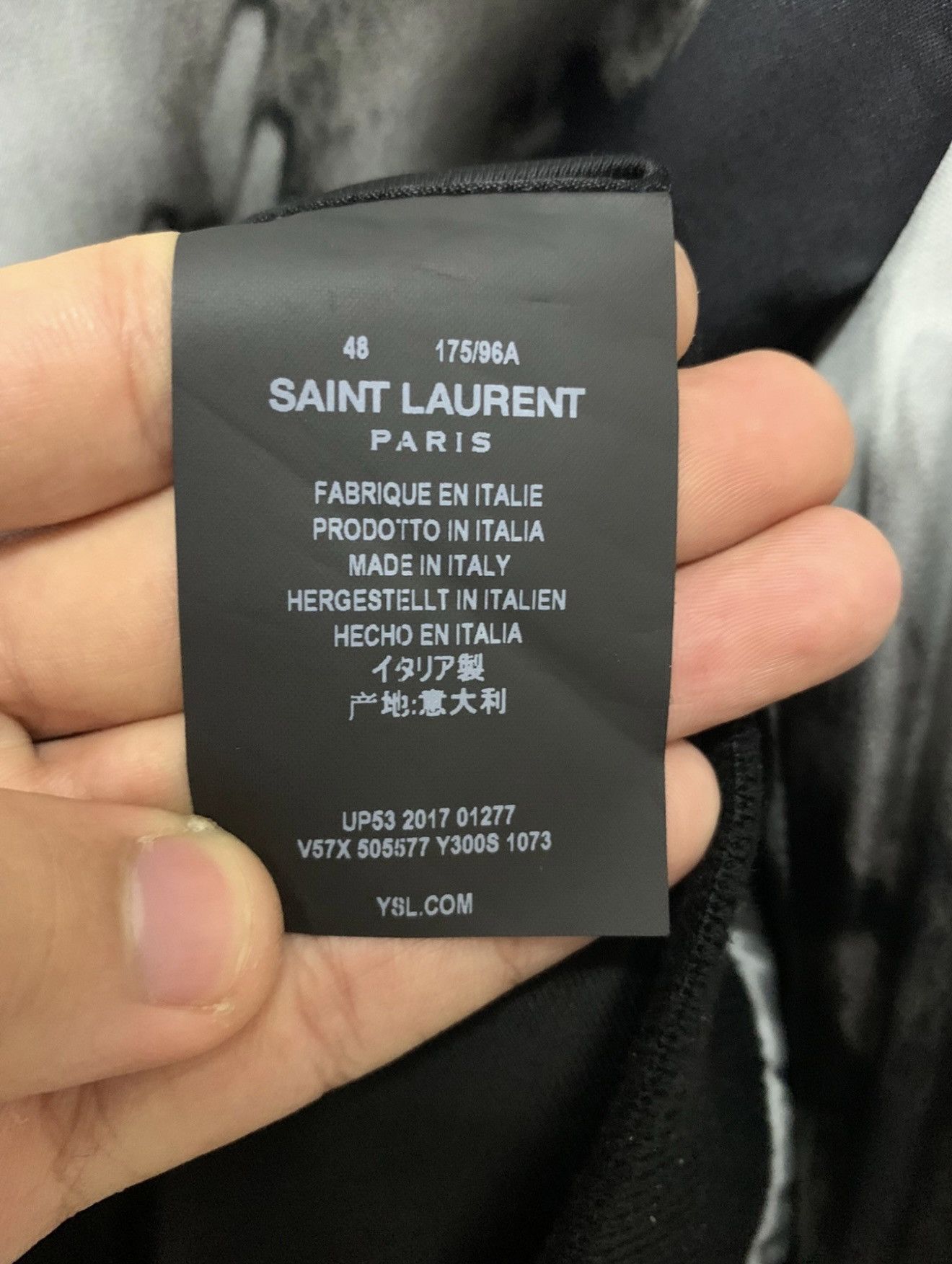 Saint Laurent Paris Saint Laurent Paris SS18 Black White Light Jacket Sz.48 Size US M / EU 48-50 / 2 - 5 Thumbnail
