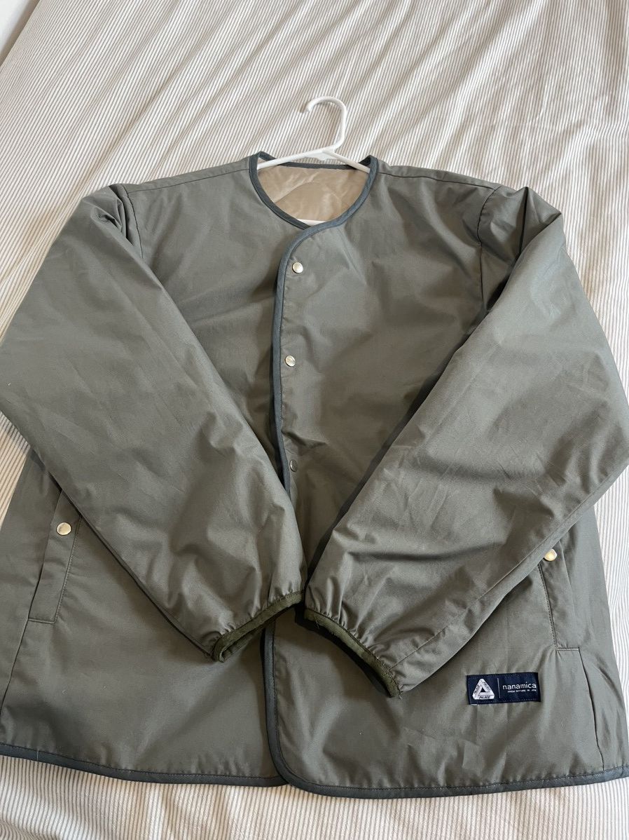 Nanamica × Palace × Rare Palace x Nanamica Down Cardigan | Grailed