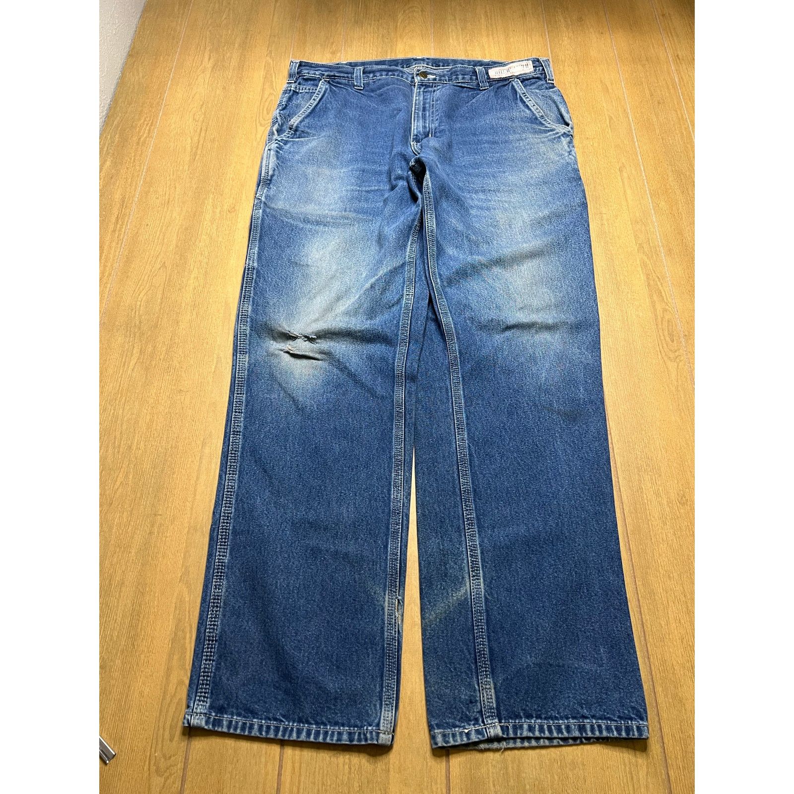 Carhartt Vintage Carhartt Jeans Mens 38x34 Carpenter Dungaree Distres Size US 38 / EU 54 - 1 Thumbnail