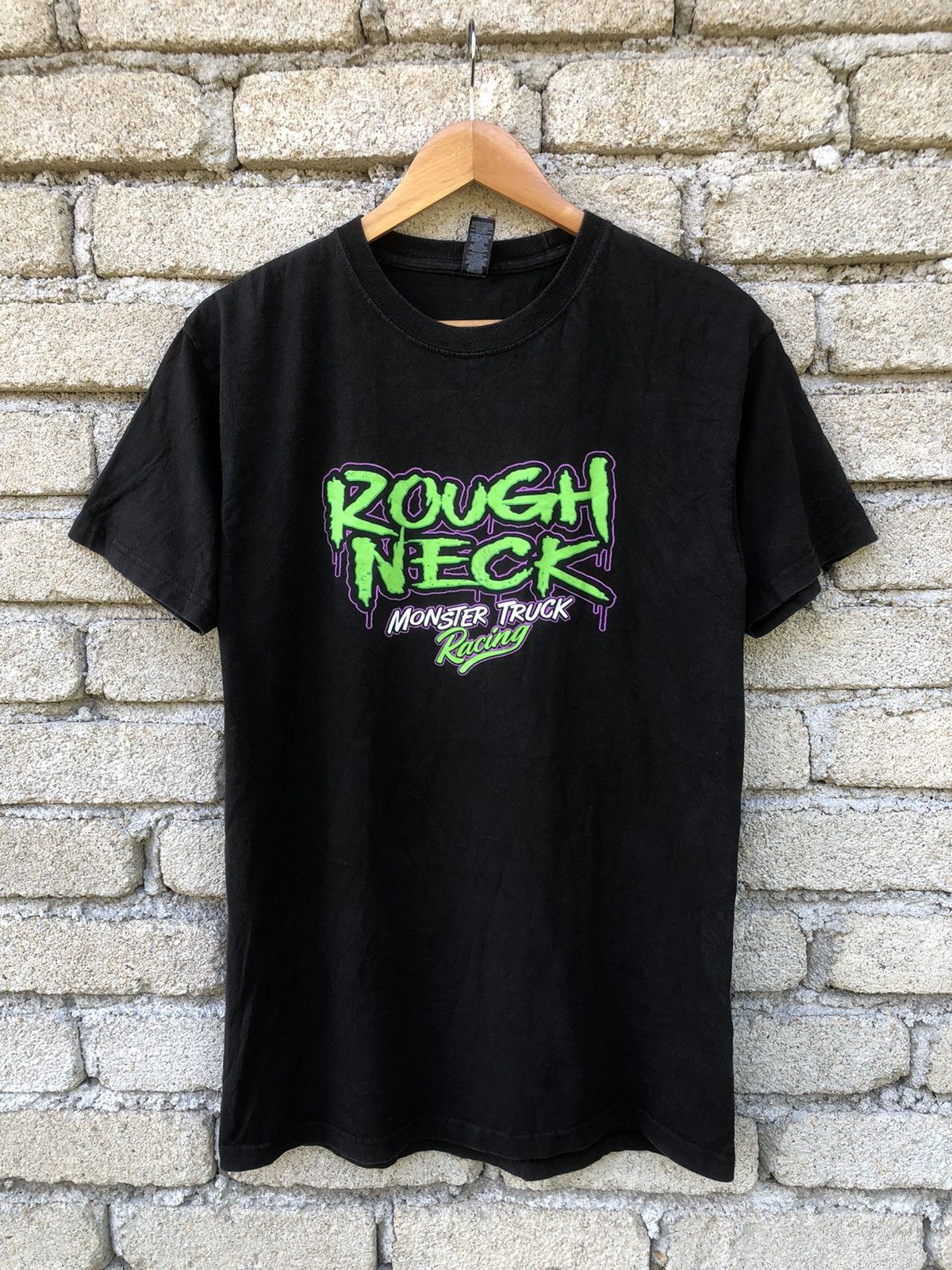 Marlboro × Vintage Vintage Y2K Rough Neck Monster Truck Racing Tshirt Size US M / EU 48-50 / 2 - 9 Thumbnail