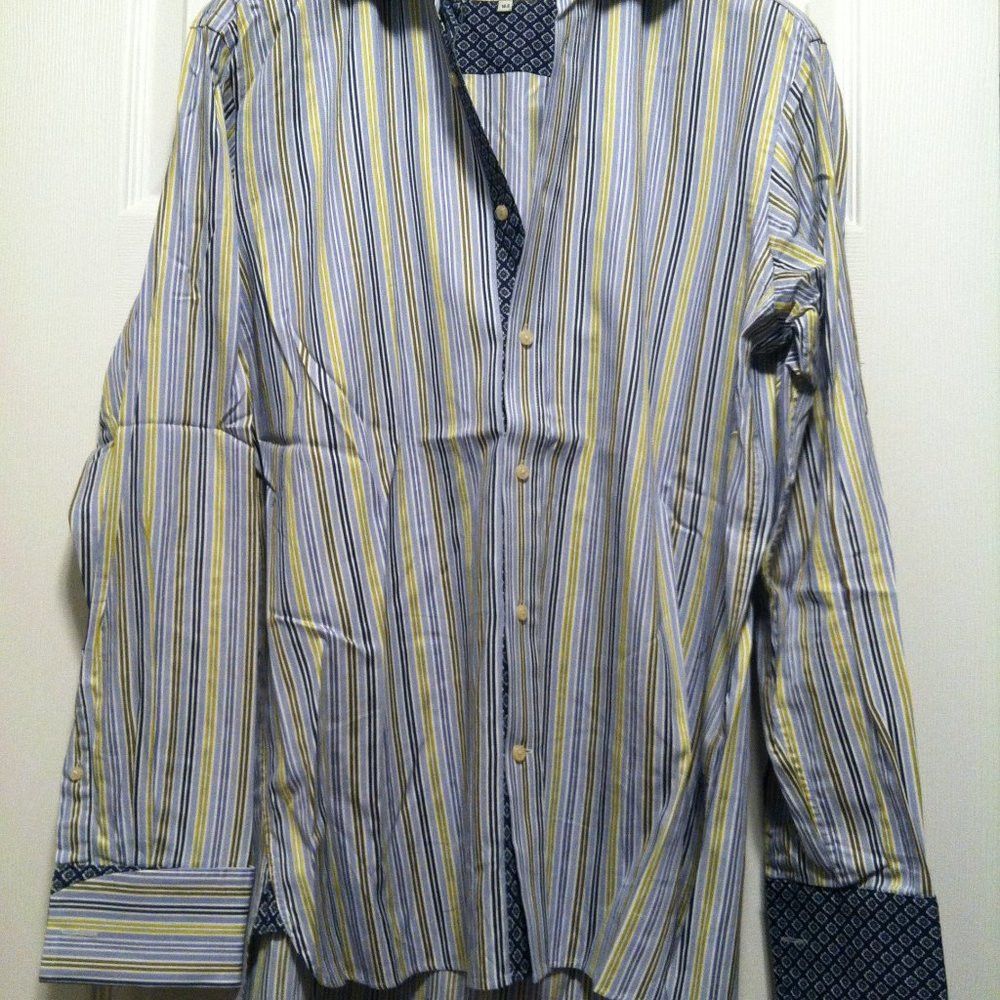 Ted Baker TED BAKER MENS 100%COTTON CASUAL SHIRT SIZE: 16.5 Size US L / EU 52-54 / 3 - 4 Thumbnail