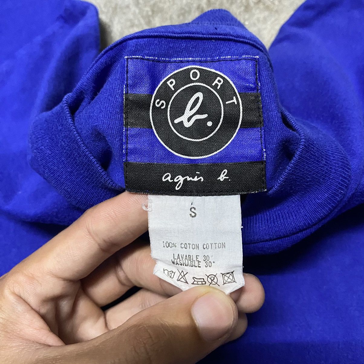 Designer × agnes b. Vintage Agnes B. Sport Center Logo T Shirt Size S / US 4 / IT 40 - 3 Thumbnail