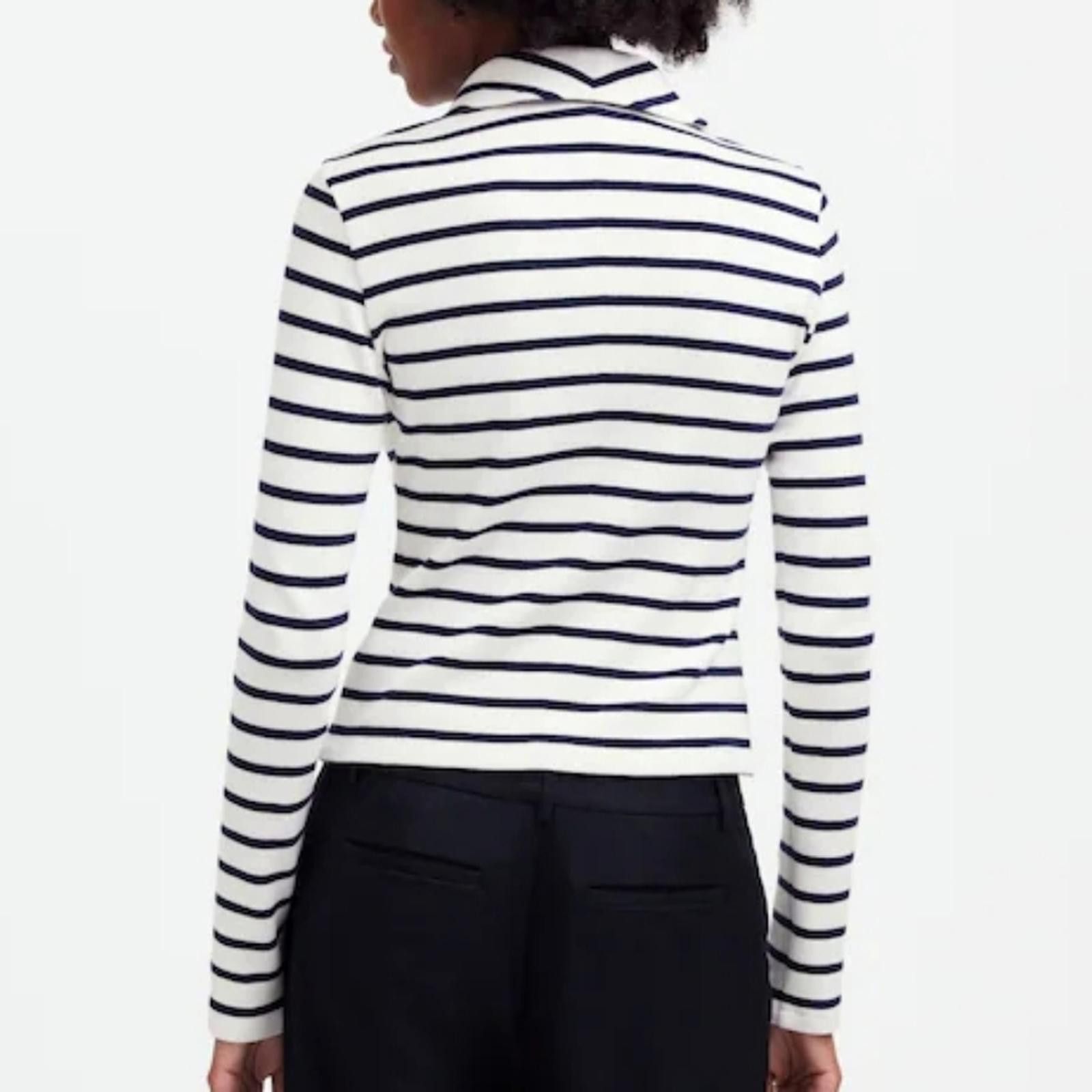 Madewell Madewell Ribbed Zip-Front Tee Size XS / US 0-2 / IT 36-38 - 5 Thumbnail