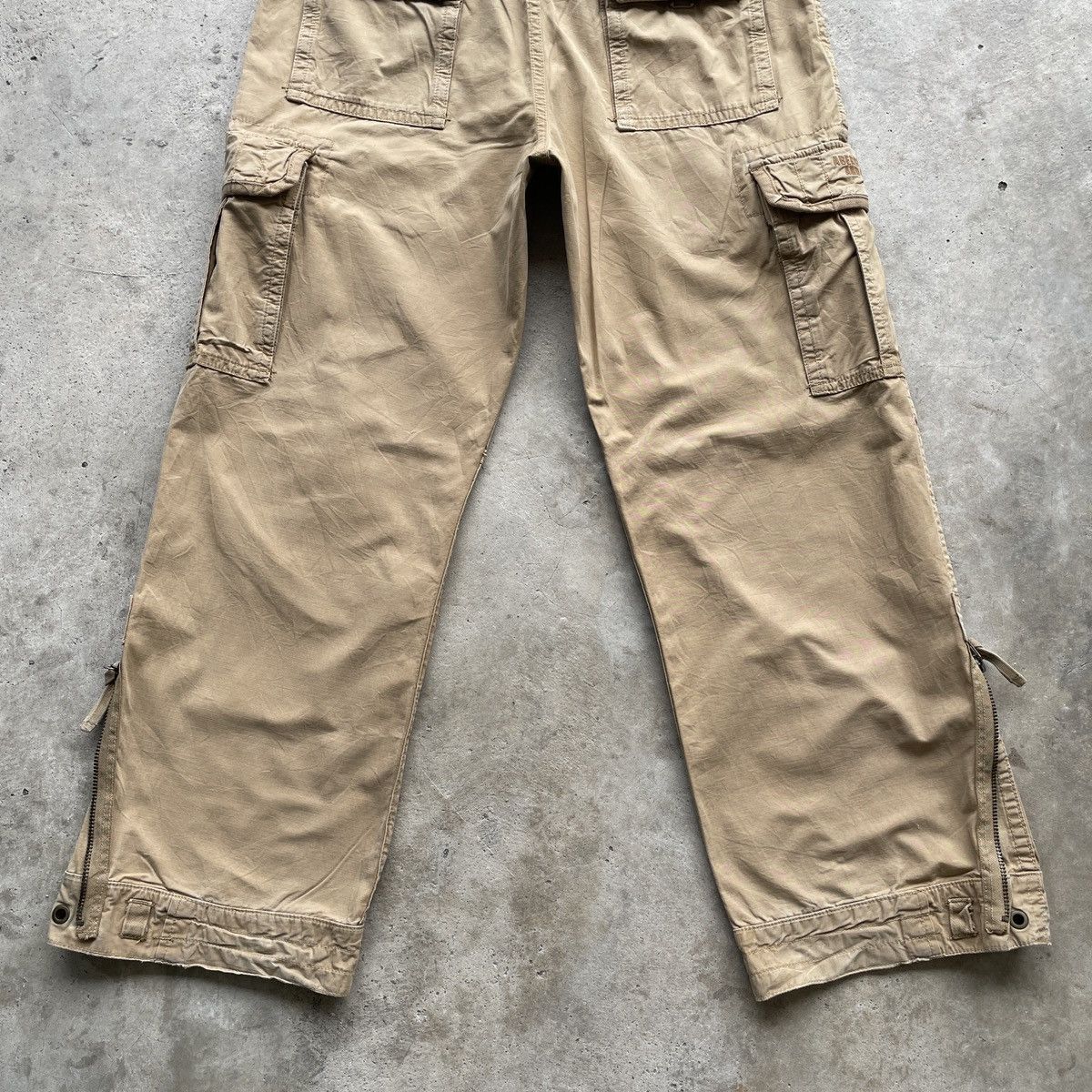 Abercrombie & Fitch × Vintage Abercrombie And Fitch Faded Cargo Pants Tactical W38x31 Size US 38 / EU 54 - 13 Thumbnail