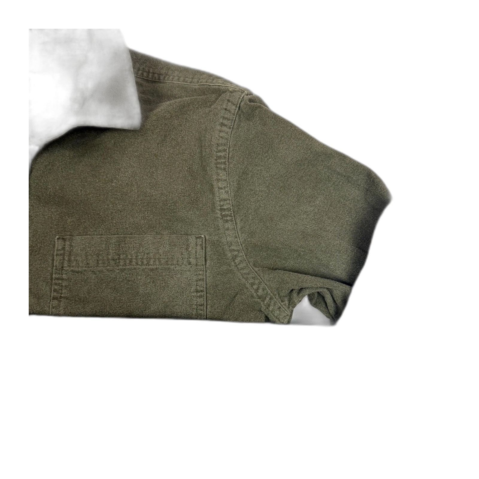 Woolrich Woolen Mills Woolrich Green Label Shirt Mens Medium Olive Button Up Workw Size US M / EU 48-50 / 2 - 3 Thumbnail