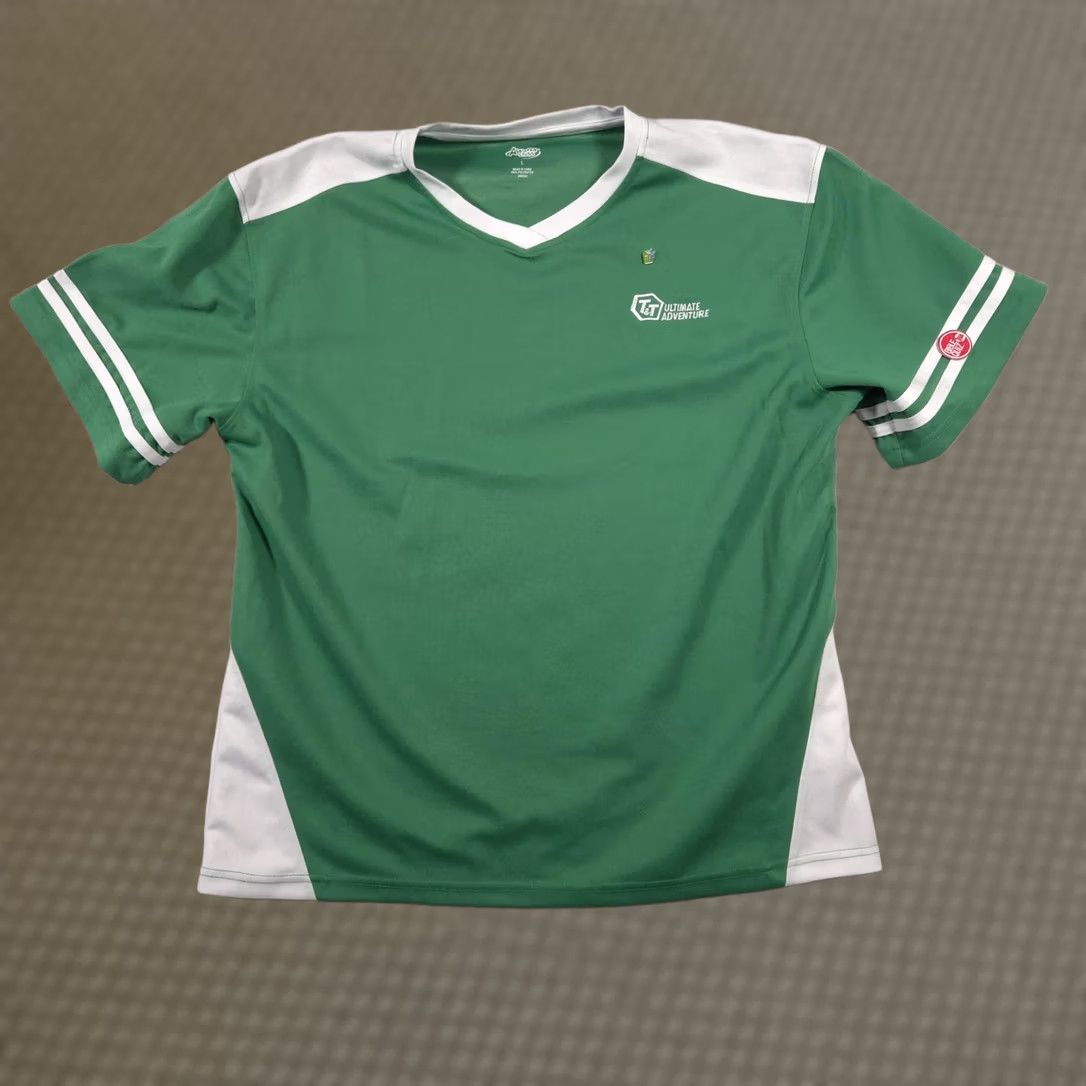 Vintage VINTAGE Awana Clubs Shirt Mens Large Green White T&T Ultimate Adventure Bible Quiz Size US L / EU 52-54 / 3 - 1 Thumbnail