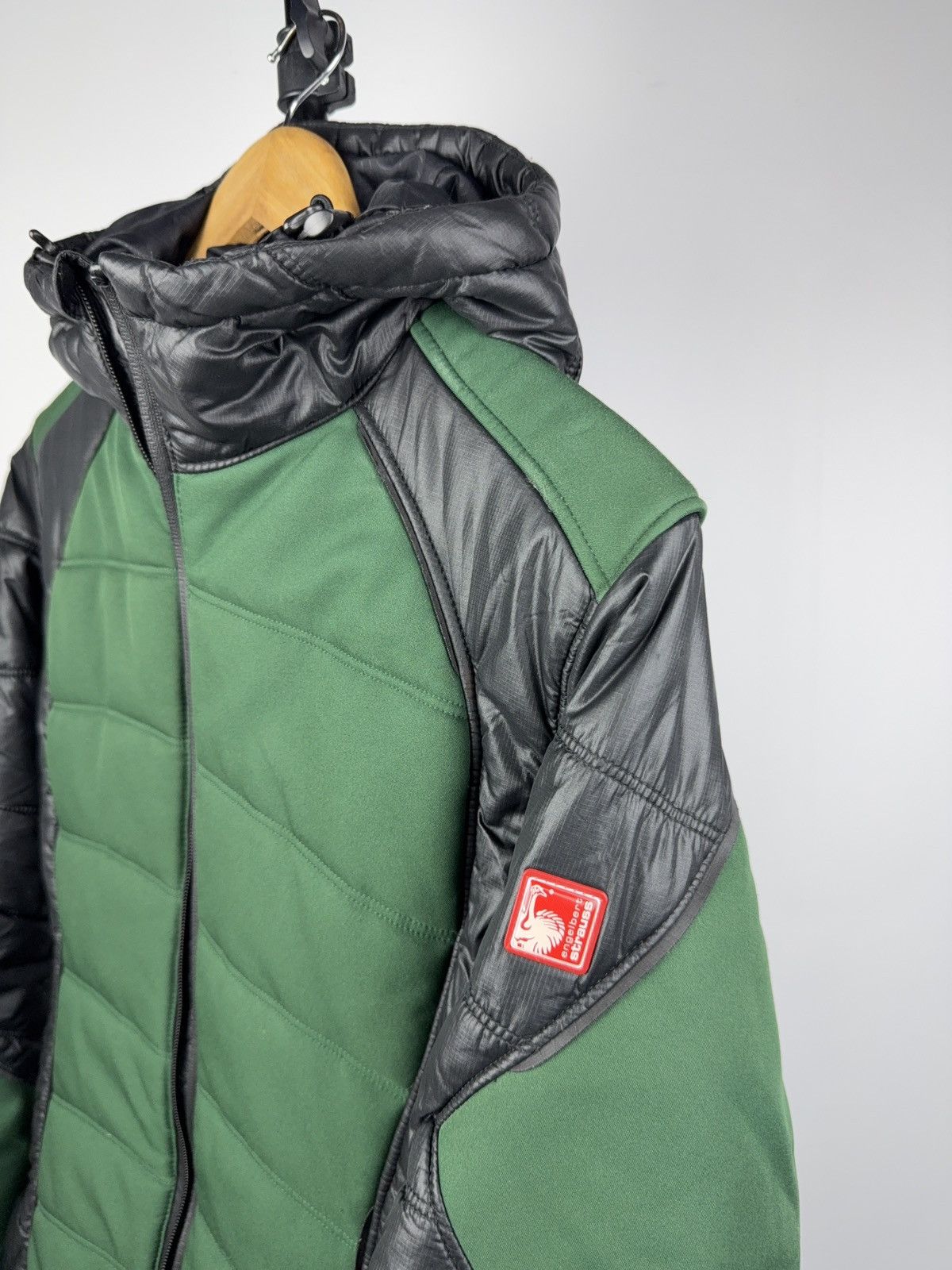 Vintage Engelbert Strauss Vision Green Black Work Jacket M Size M / US 6-8 / IT 42-44 - 10 Thumbnail