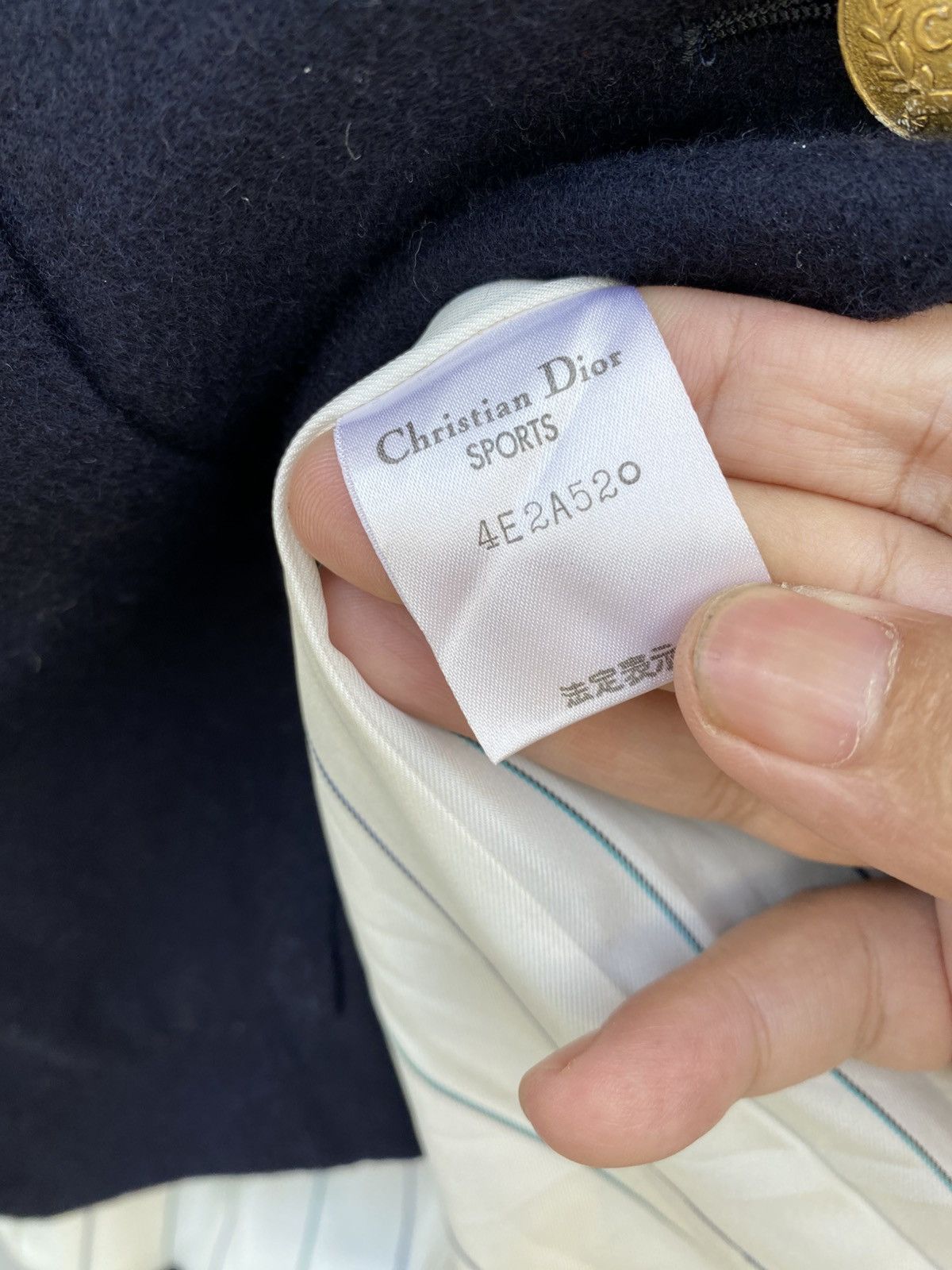 Christian Dior Monsieur × Dior Vintage Christian Dior Sport Logo Chrest Patches Wool Jacket Size US M / EU 48-50 / 2 - 9 Thumbnail