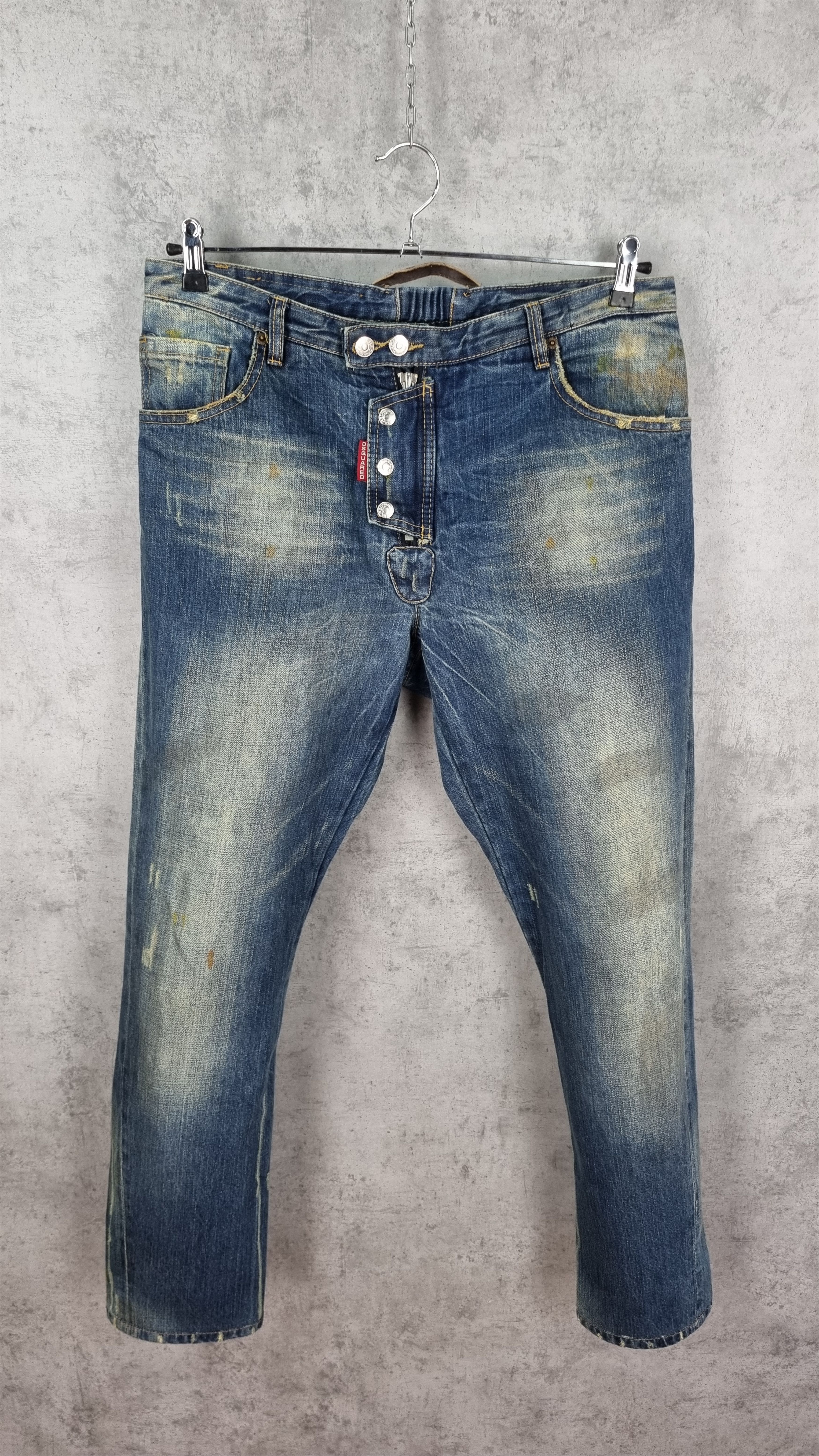 Dsquared2 Dsquared D2 Rally Biker DENIM DIRTY Made in Italy Size US 34 / EU 50 - 4 Thumbnail