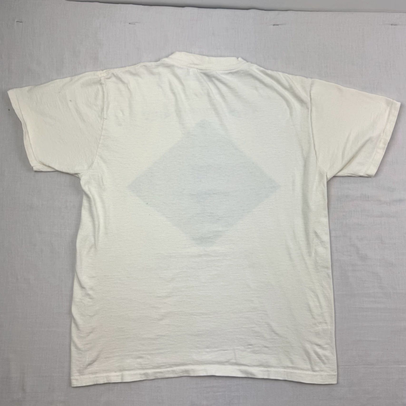 Vintage VINTAGE Oneita T-Shirt Adult Medium Ivory Nature Biology 90s Mens Size US M / EU 48-50 / 2 - 7 Thumbnail