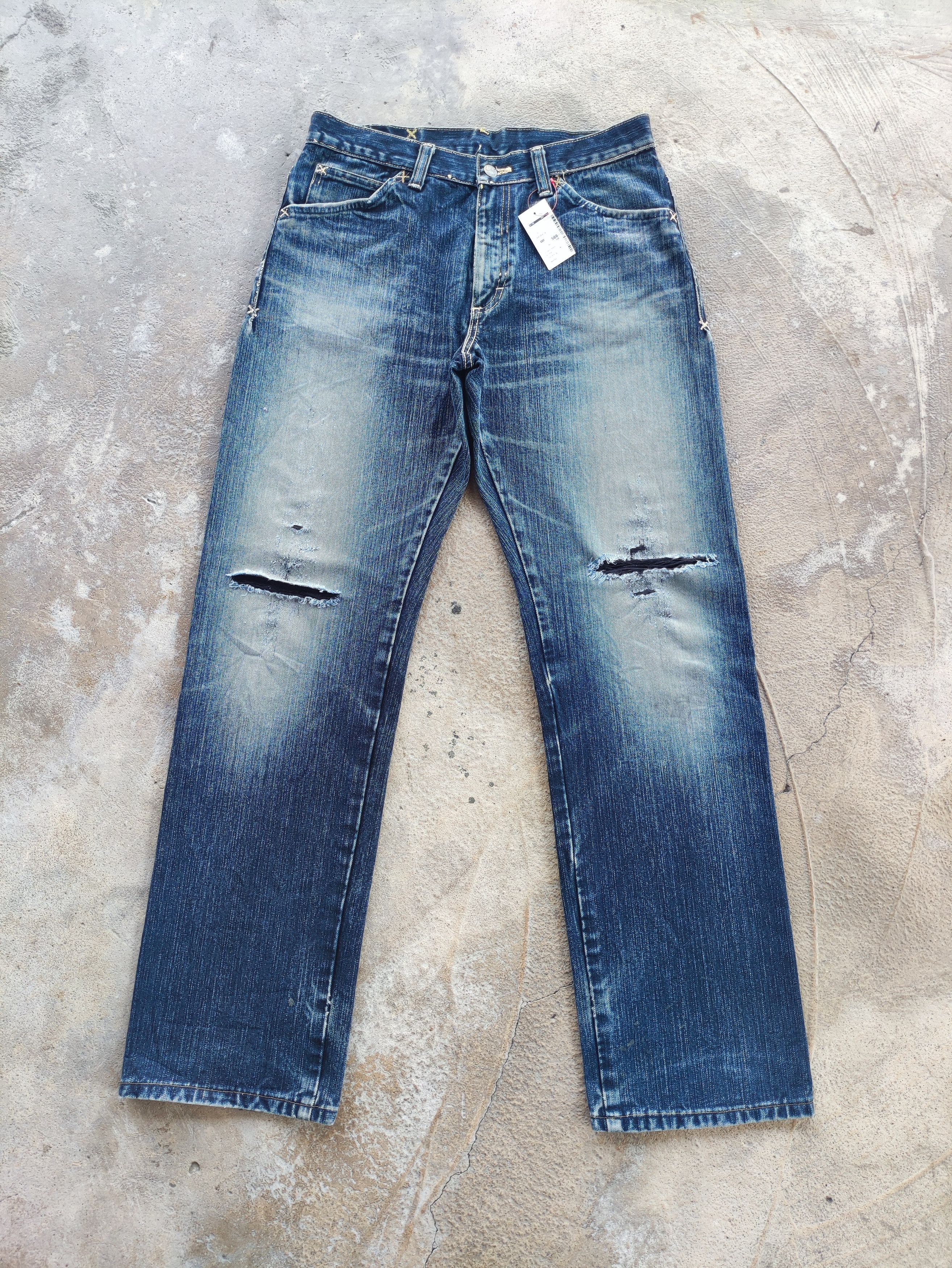 Japanese Brand × Lee W31 Vintage Lee Jeans Distressed Faded Denim Pants Size US 31 - 2 Thumbnail