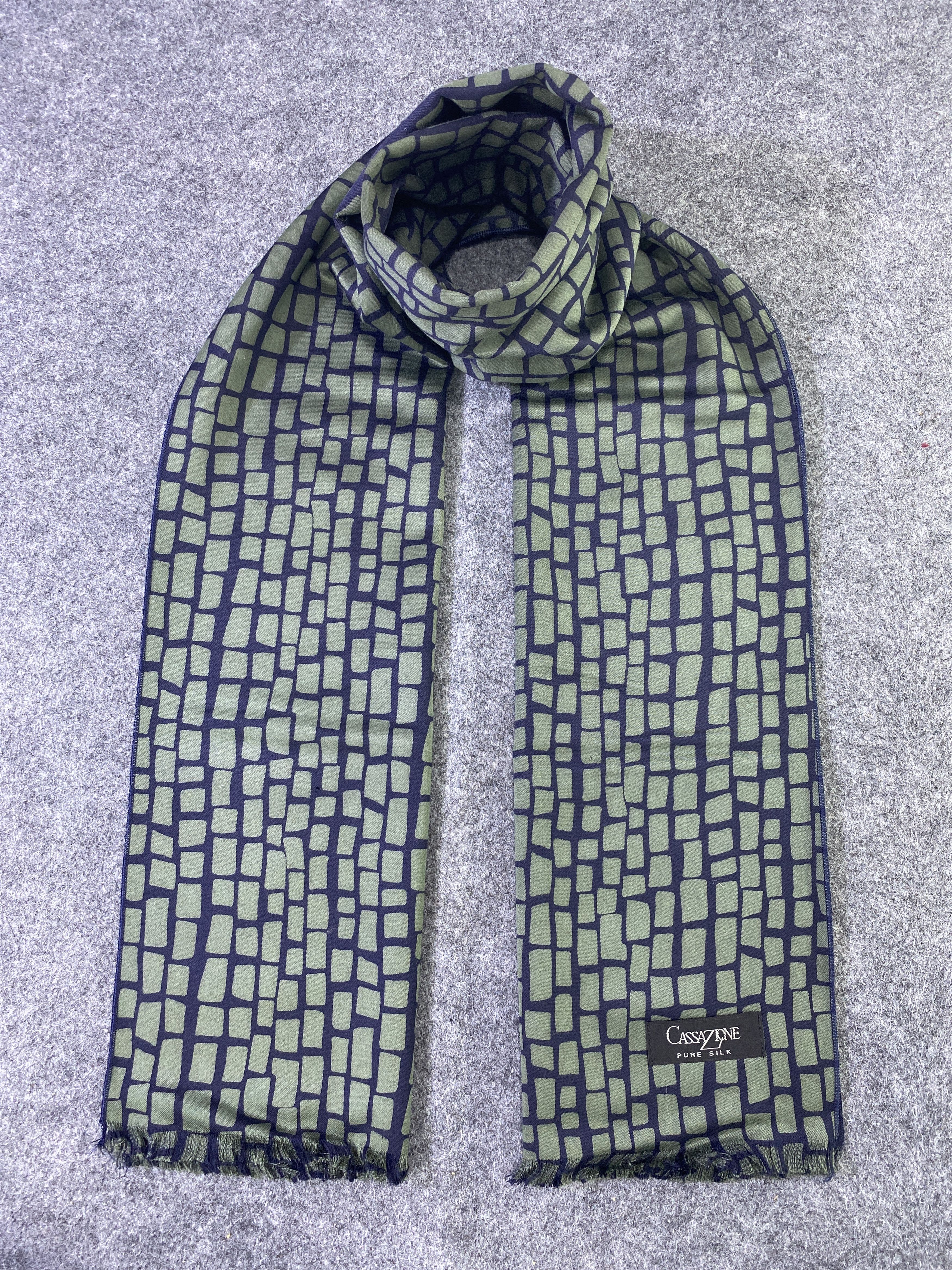 Cassazione Pure Silk Scarf / Muffler / Neckwear T823