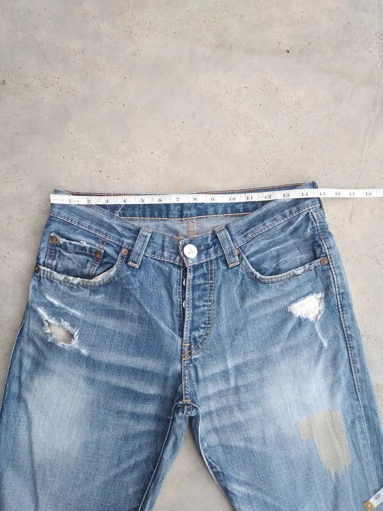 Levi's Vintage Levi's Jeans 502 Distressed Denim 29x33 Size US 29 - 3 Thumbnail