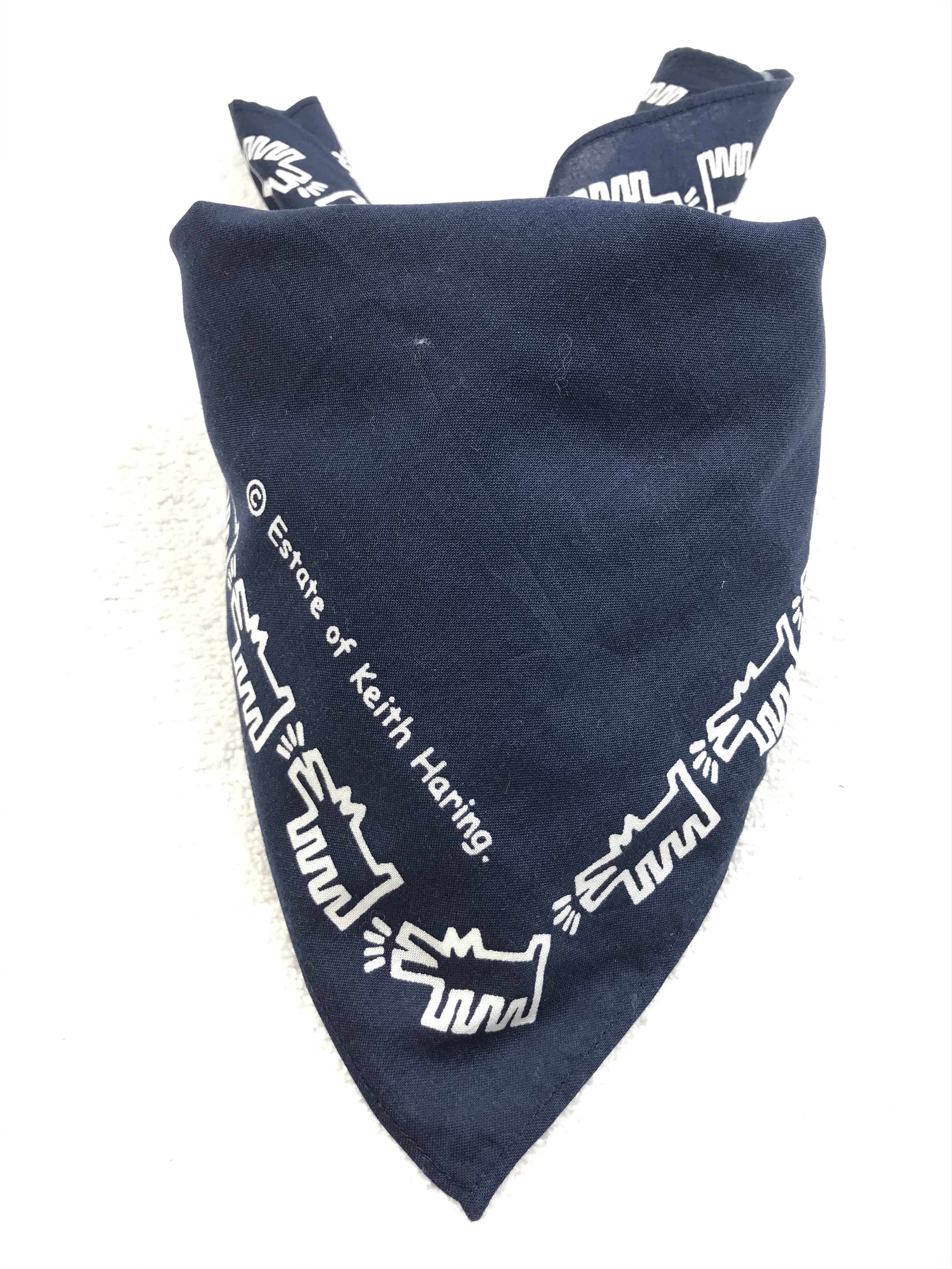 Keith Haring MB228 Keith Haring Bandana Vintage Designer Size ONE SIZE - 2 Thumbnail