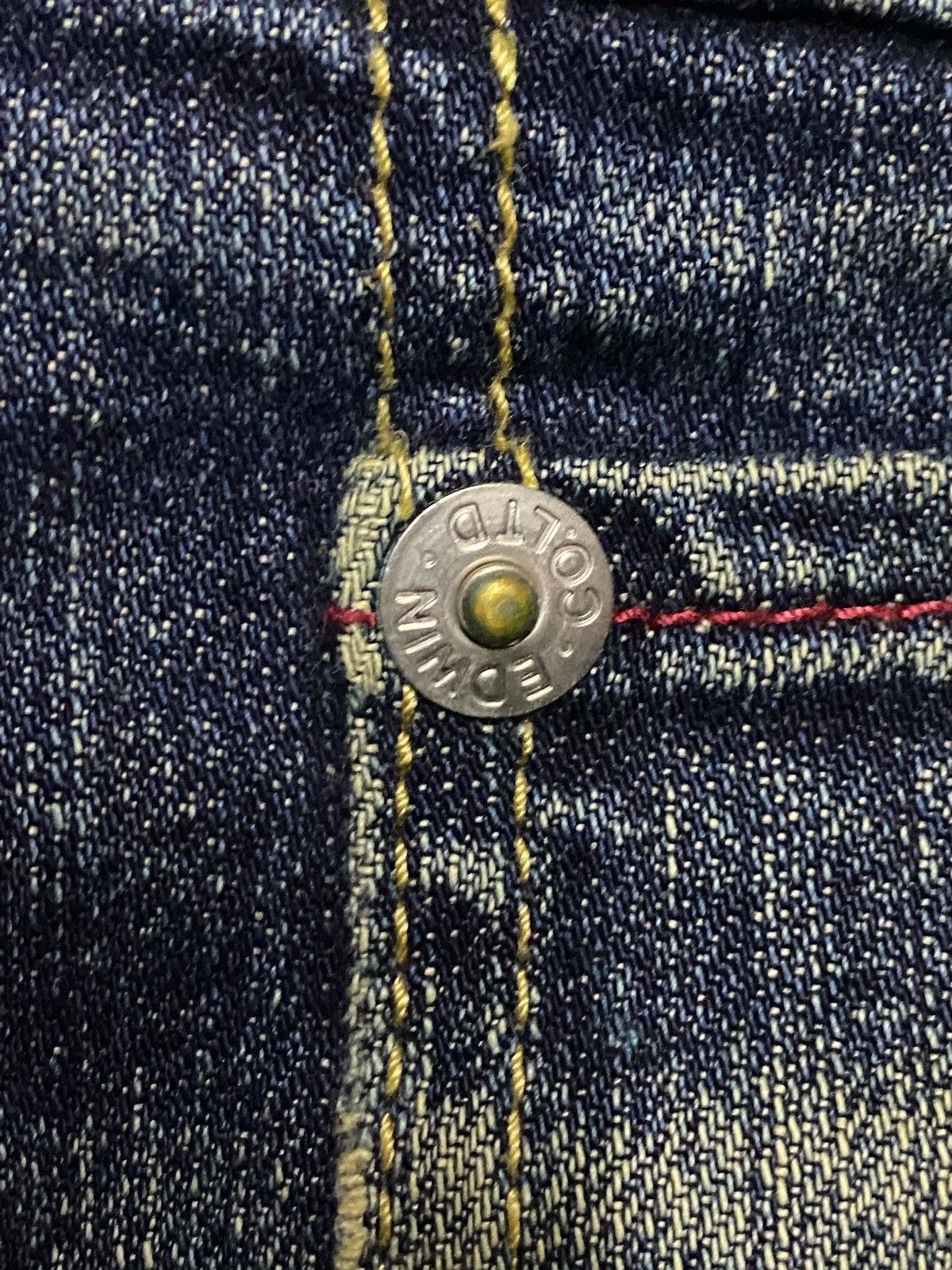 Edwin Vintage Japanese Brand Edwin Faded Wash Skinny Jeans Size US 35 - 8 Thumbnail