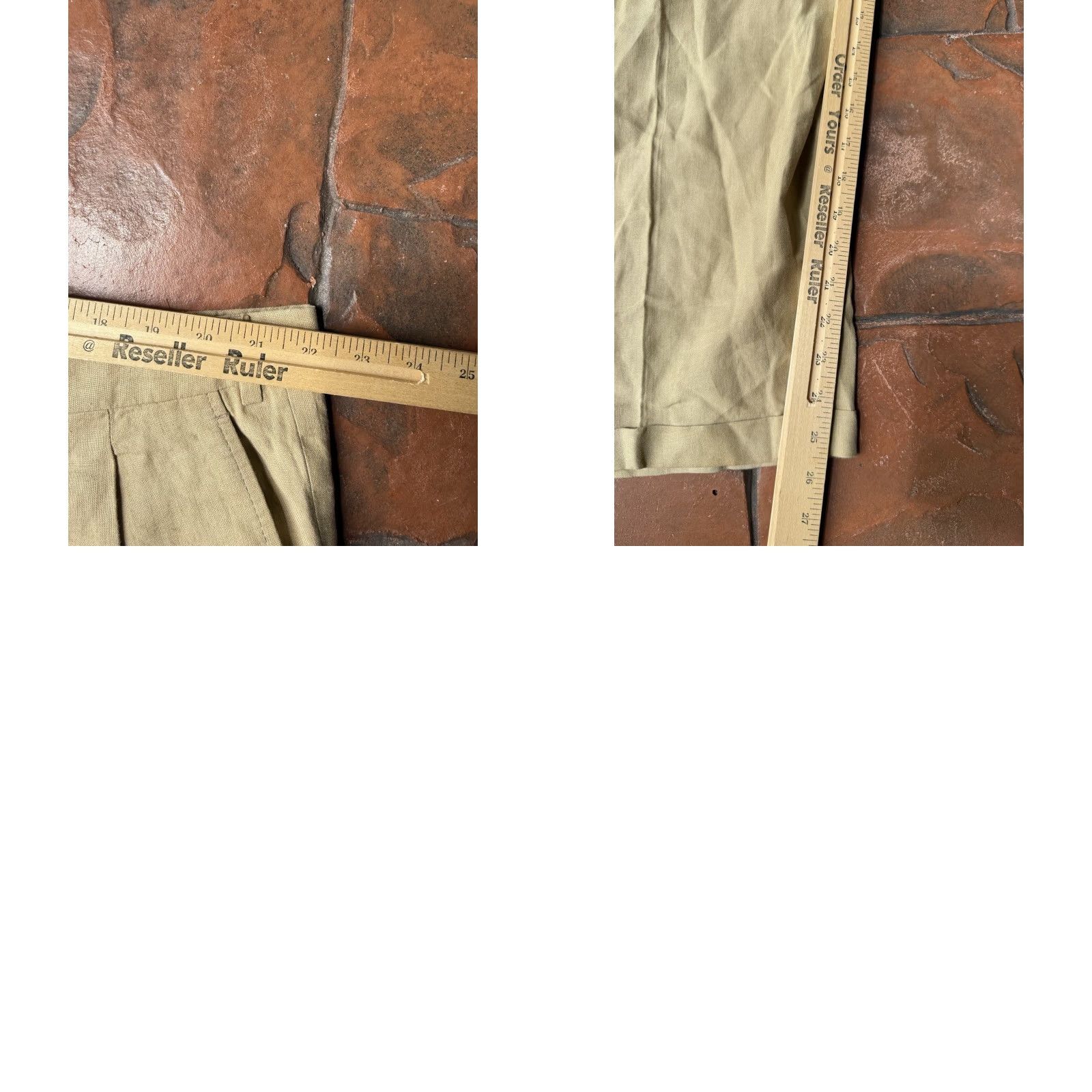 Ermenegildo Zegna VINTAGE Ermenegildo Zegna Pure Linen Dress Pants Mens 46x27 Beige Linen Dress Pants Mens 46 27 Straight Cuffed Zegna Pants Size US 30 / EU 46 - 9 Thumbnail