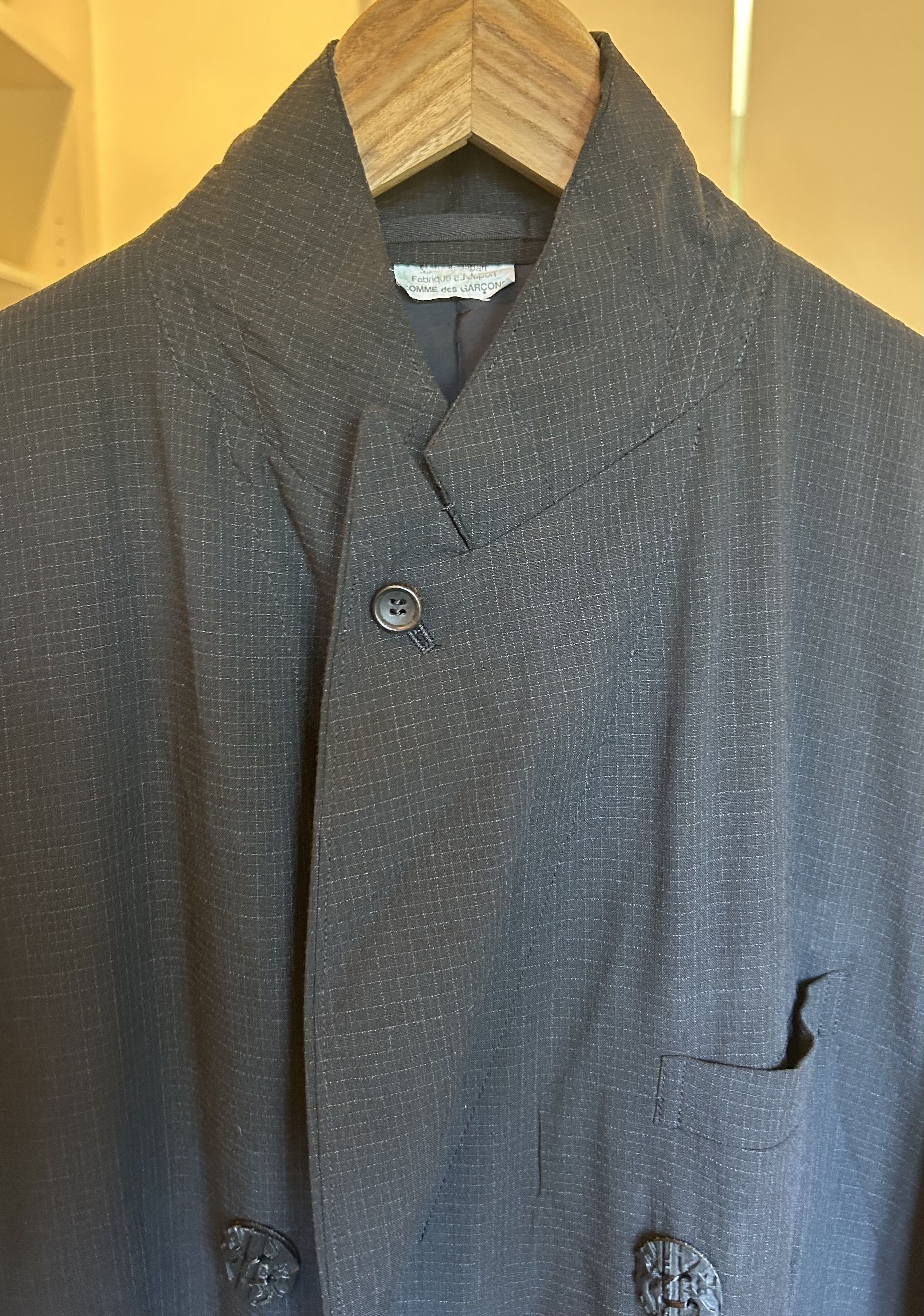 Comme des Garcons COMME des GARÇONS Homme Plus S/S 13 “Look 5” Long Coat Mens Size 40R - 8 Thumbnail
