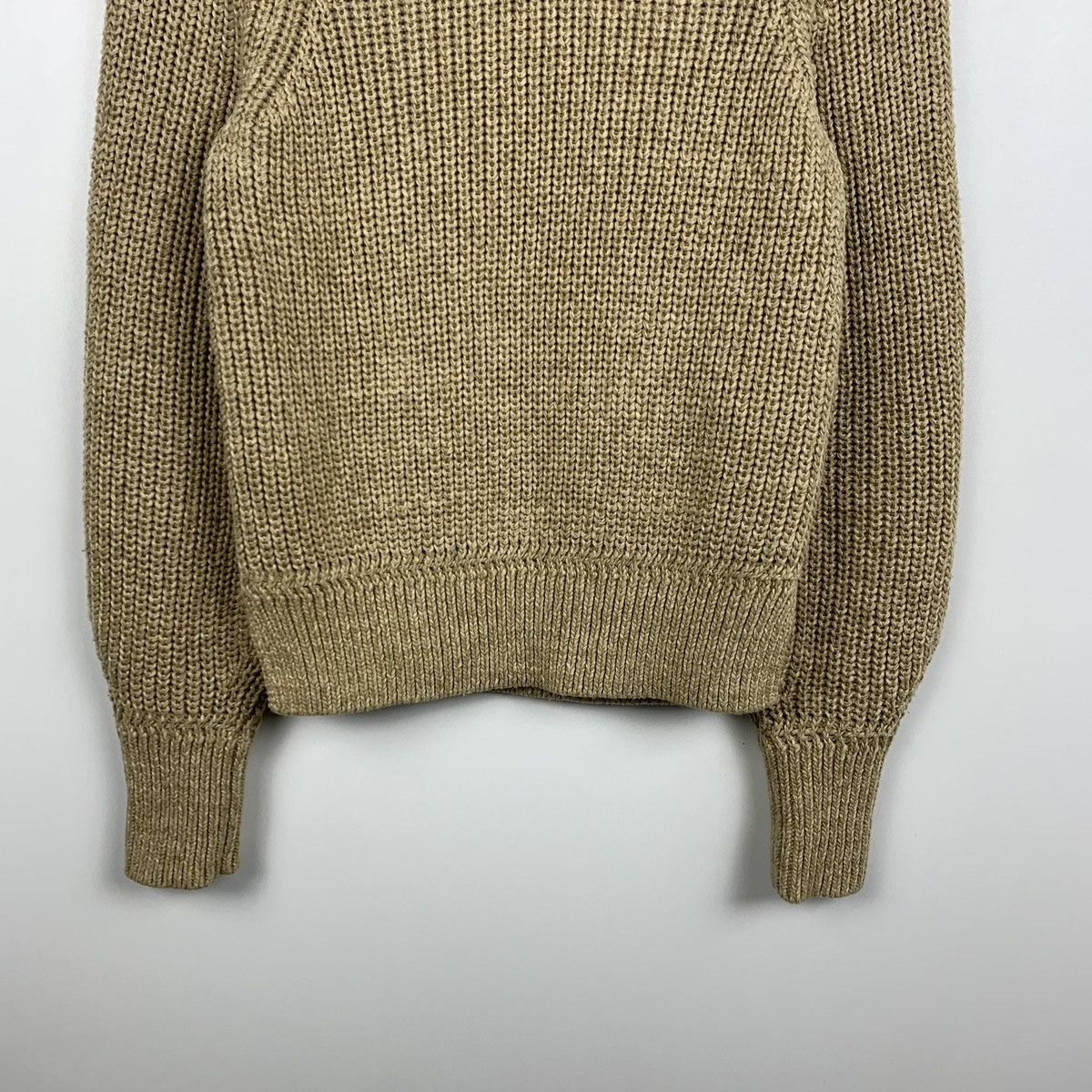 Polo Ralph Lauren Designer Polo Ralph Lauren Knit Sweater Raglan Size XS Beige Size XS / US 0-2 / IT 36-38 - 3 Thumbnail
