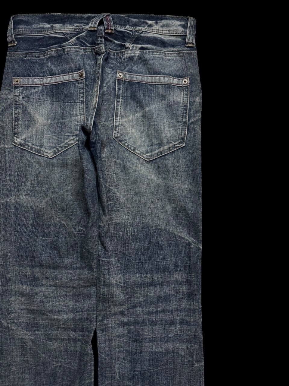 Other INSANE 90s Style Japanese Smoke Mudwash Clawmark Dark Jeans Size US 30 / EU 46 - 16 Thumbnail