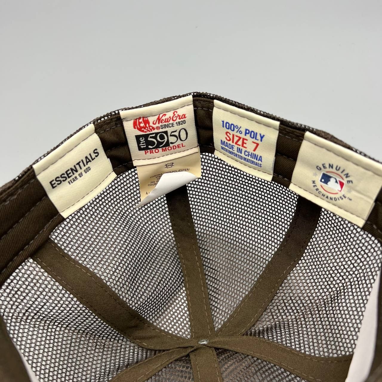 New Era Fear of God 7 59Fifty New Era Mesh Hat Fitted FOG Jordan Size ONE SIZE - 6 Thumbnail