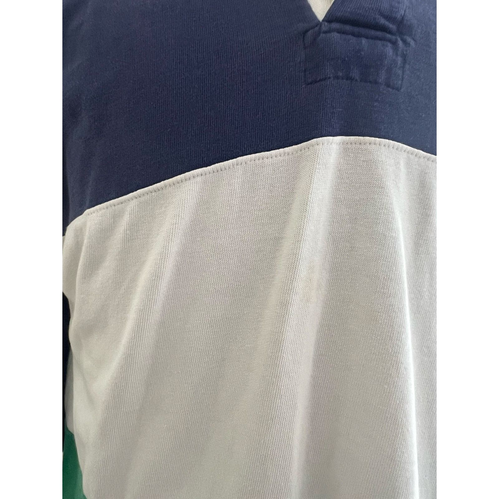 Chaps Ralph Lauren Chaps Ralph Lauren Long Sleeve Polo Colorblock Blue Green L Size US L / EU 52-54 / 3 - 3 Thumbnail