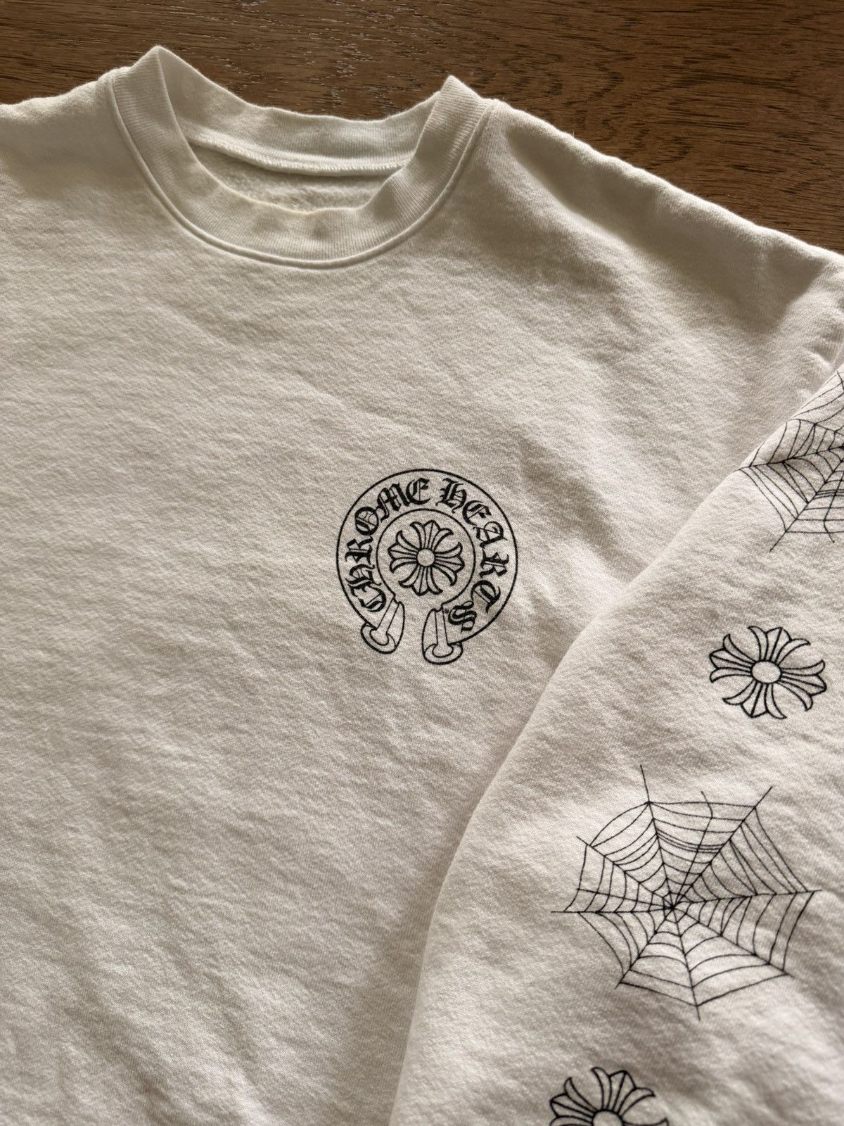 Chrome Hearts Chrome Hearts Deadly Doll Spider Web Crewneck Sweatshirt Med Size US M / EU 48-50 / 2 - 6 Thumbnail