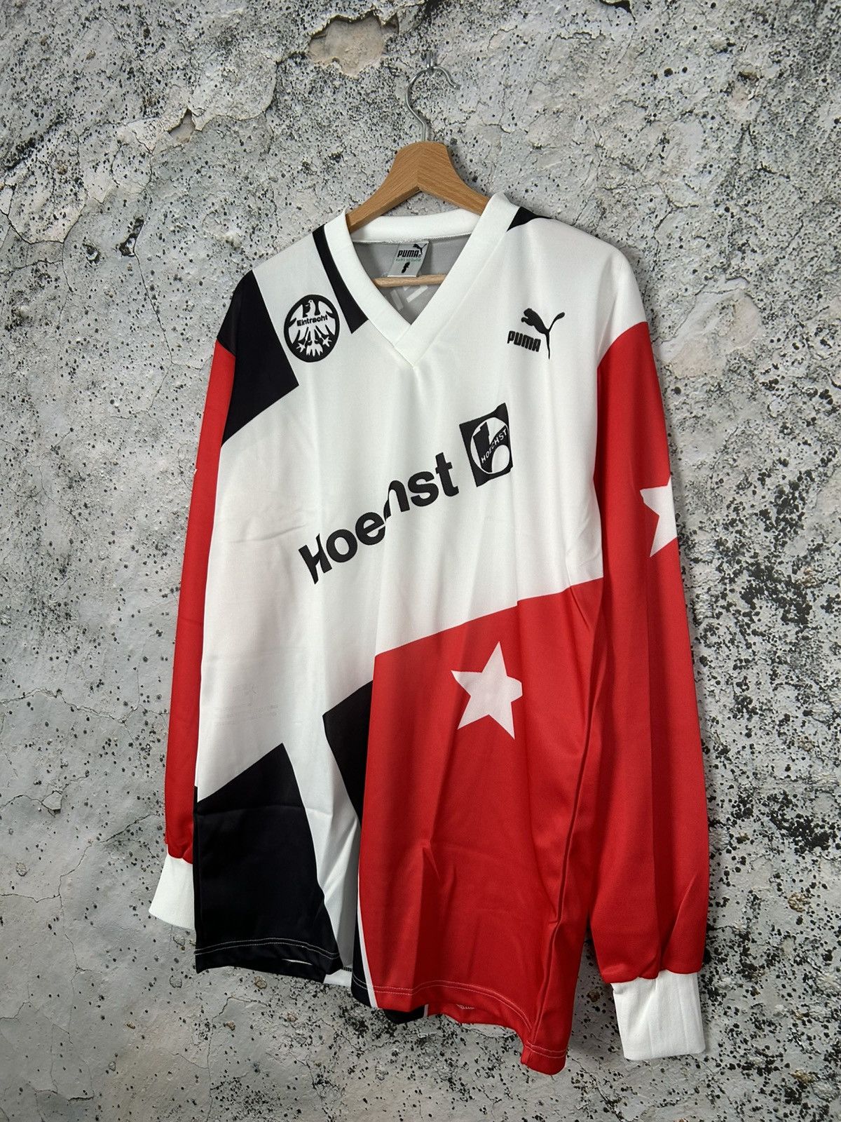 Puma Vintage Eintracht Frankfurt Ultra Rare 90s Soccer Jersey Size US XL / EU 56 / 4 - 2 Thumbnail