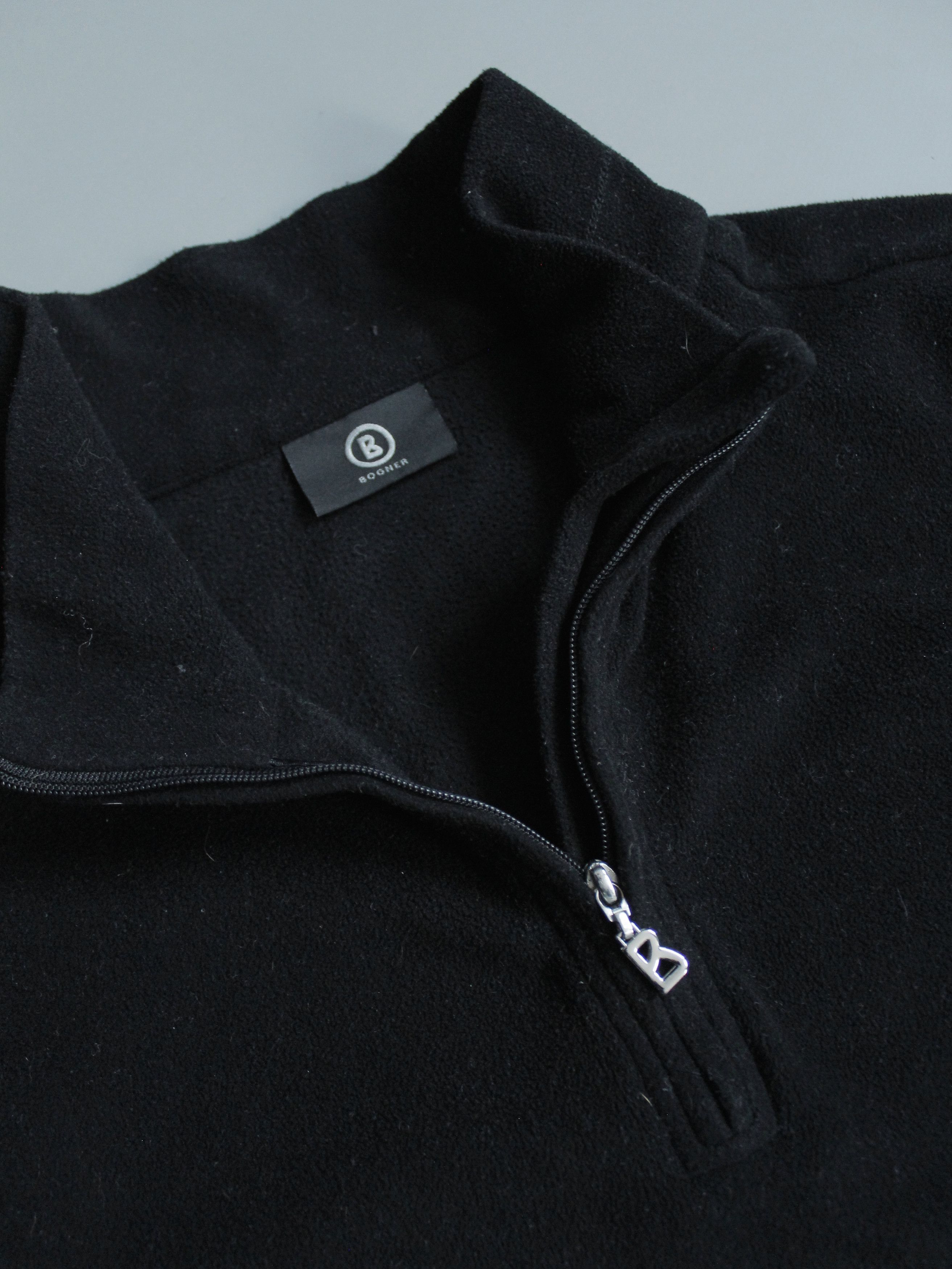 Bogner Bogner Fleece 1/3 Zip Womens L Black Warm Jacket Size L / US 10 / IT 46 - 4 Thumbnail