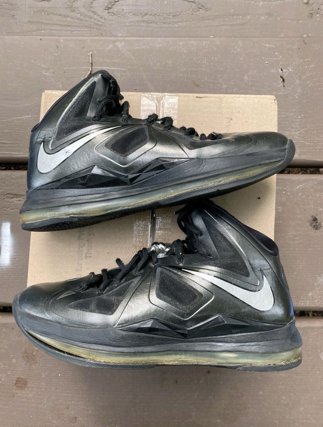 Nike Nike LeBron 10 Carbon 541100001 Size 10.5 Men Size US 10.5 / EU 43-44 - 3 Thumbnail
