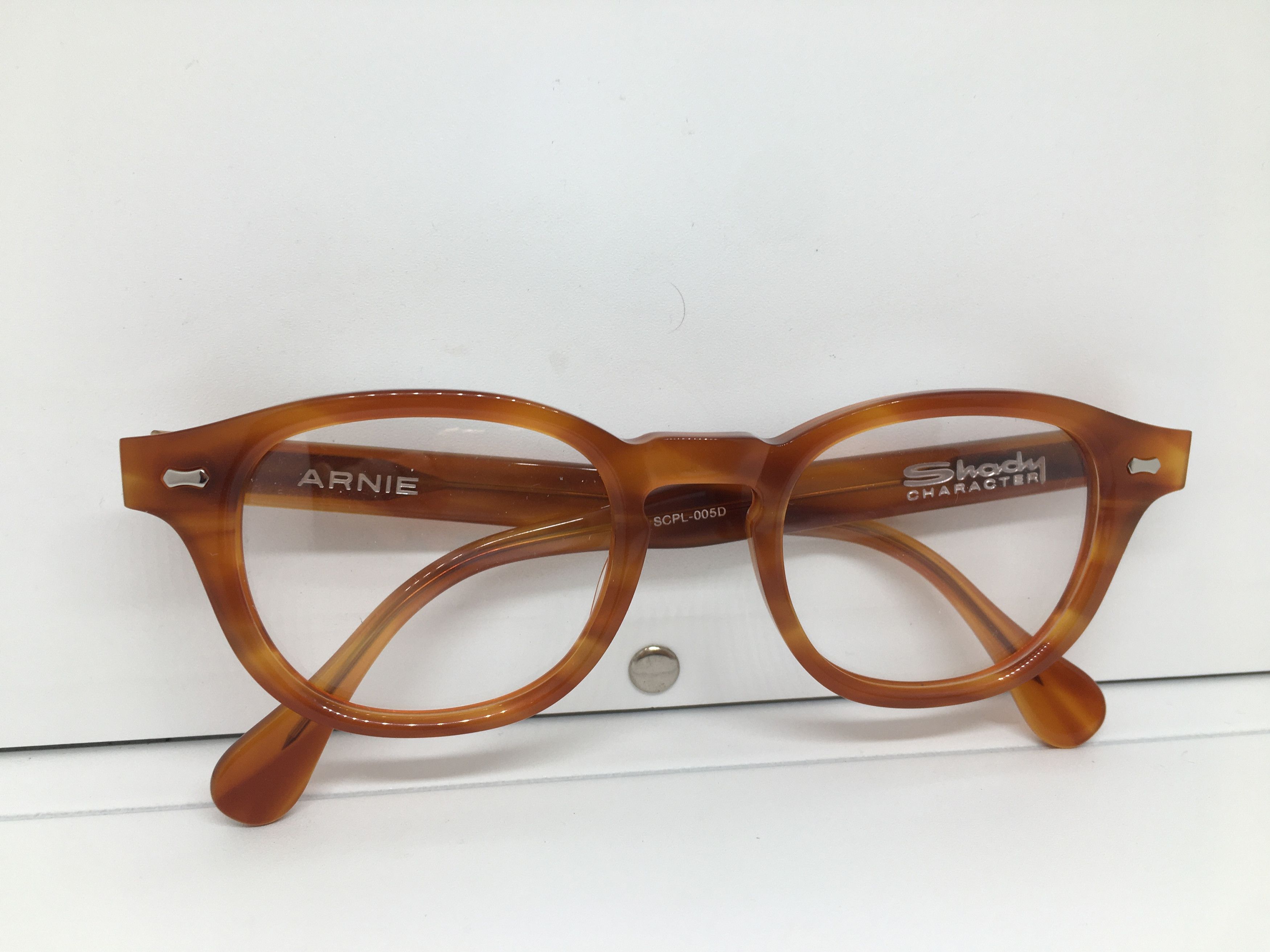 Other Shady Character mod Arnie Brown Eyeglasses Frame Size ONE SIZE - 8 Thumbnail